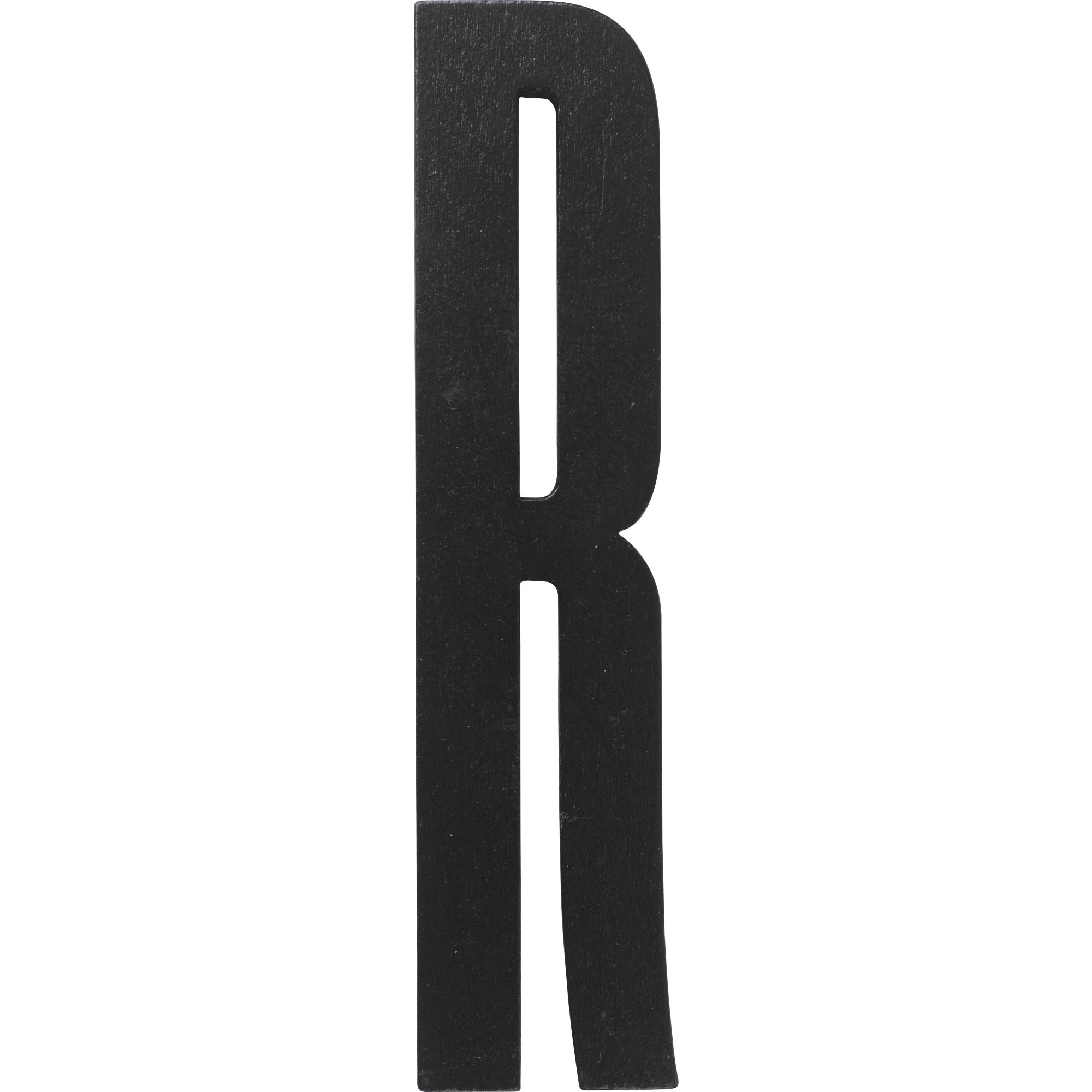 Design Letters Træbogstav i sort R