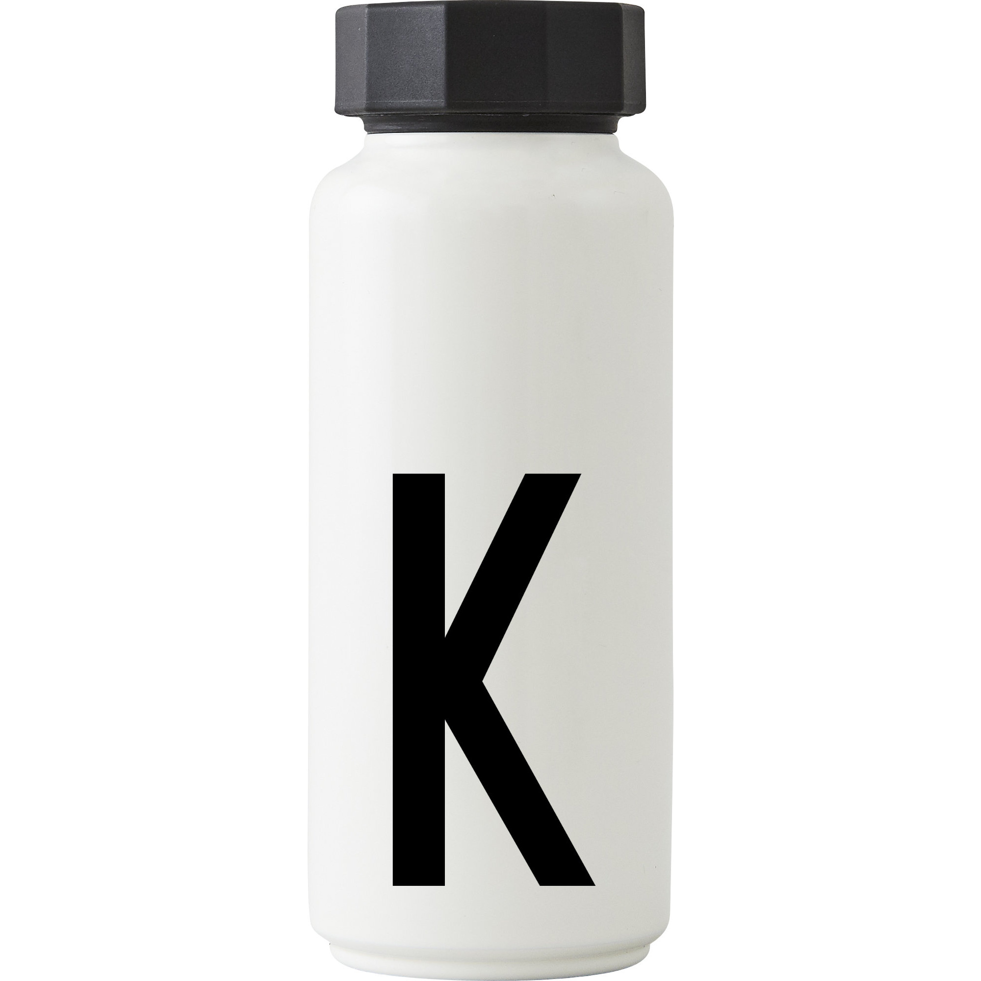 Design Letters Personlig termoflaske hvid K