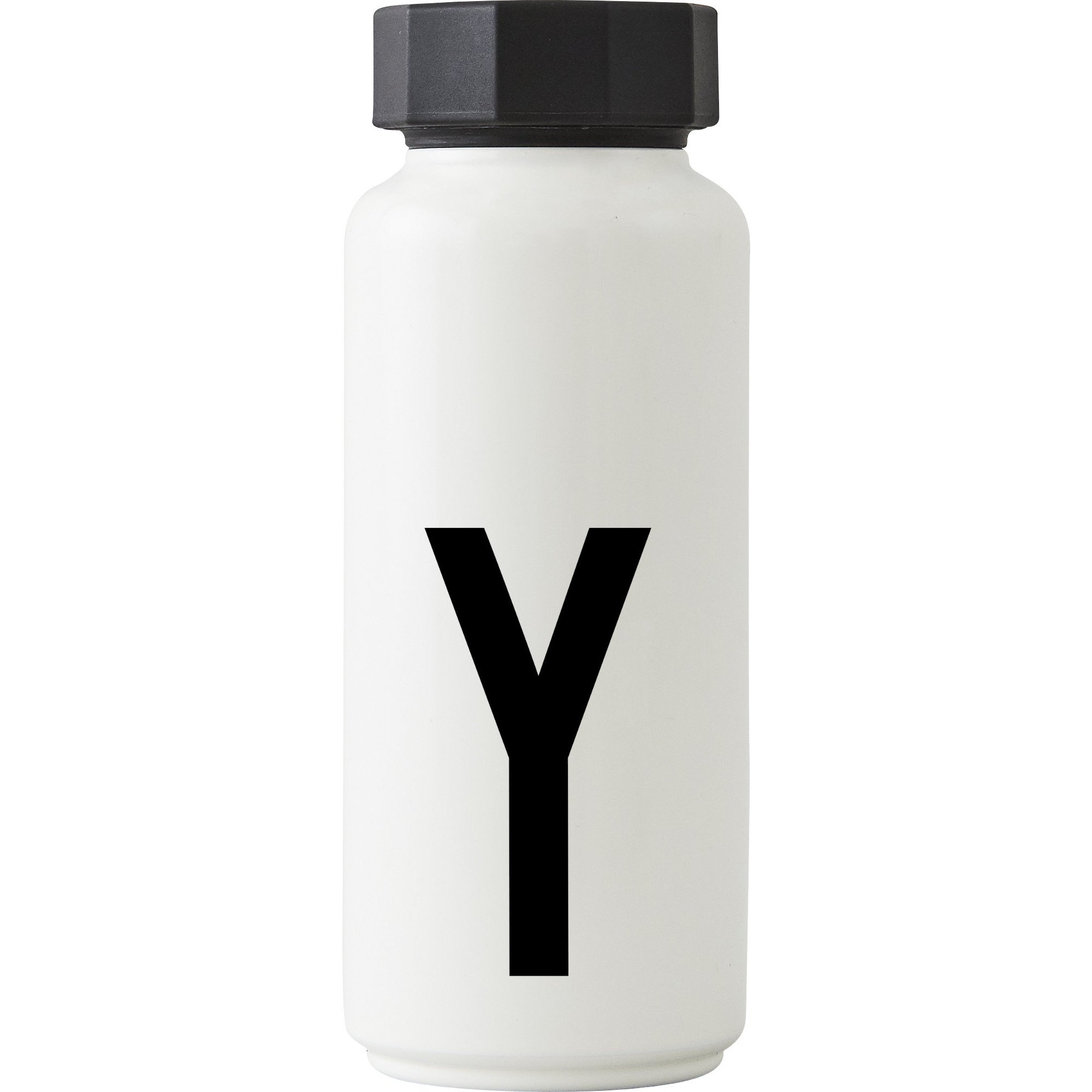9: Design Letters Personlig termoflaske hvid, Y