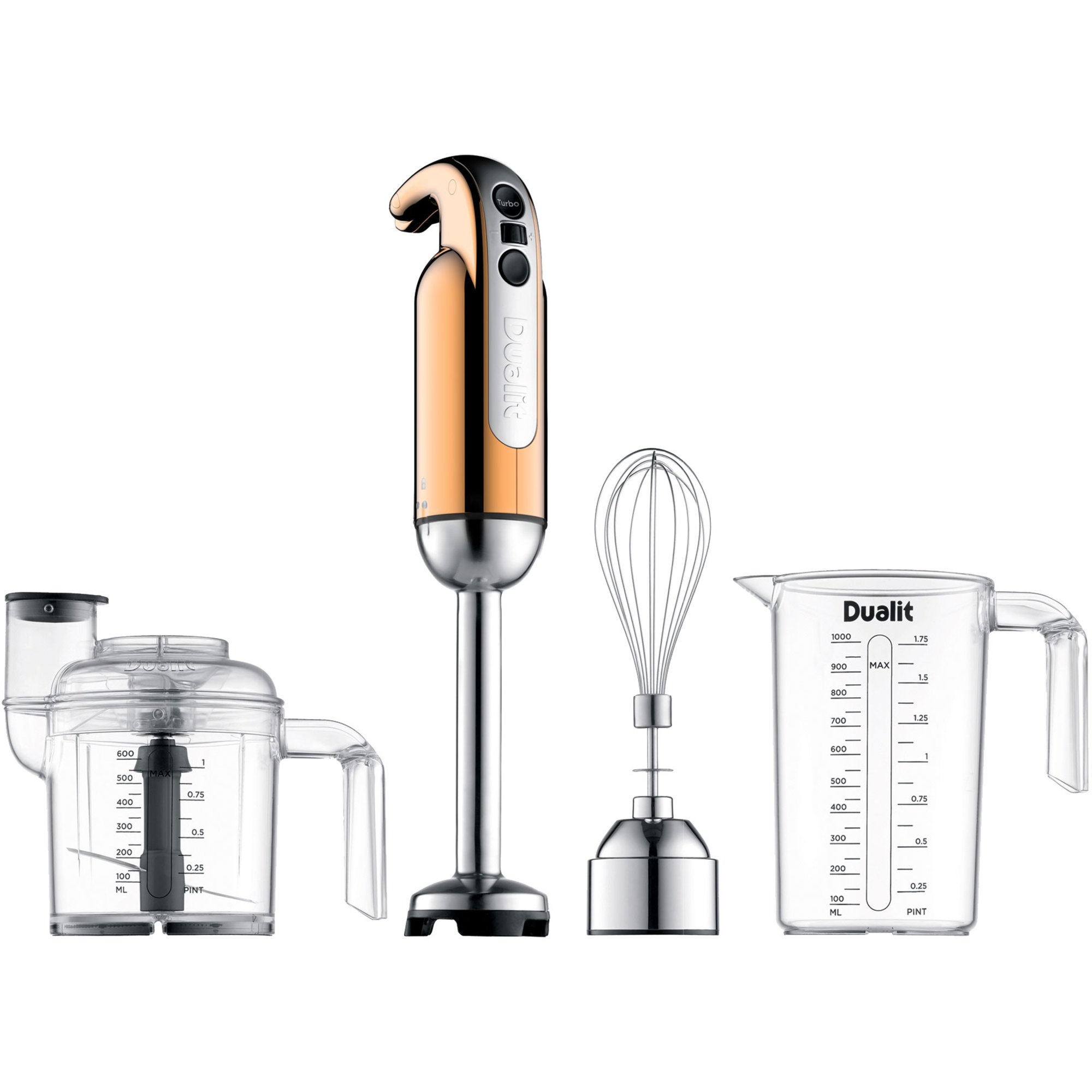 Dualit New Edition Stavmixer med tillbehörspaket high gloss koppar