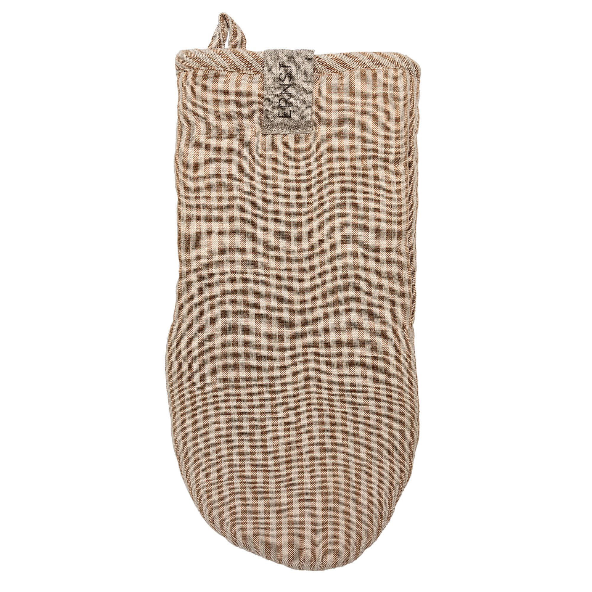 Ernst Grillvante randig kola/beige