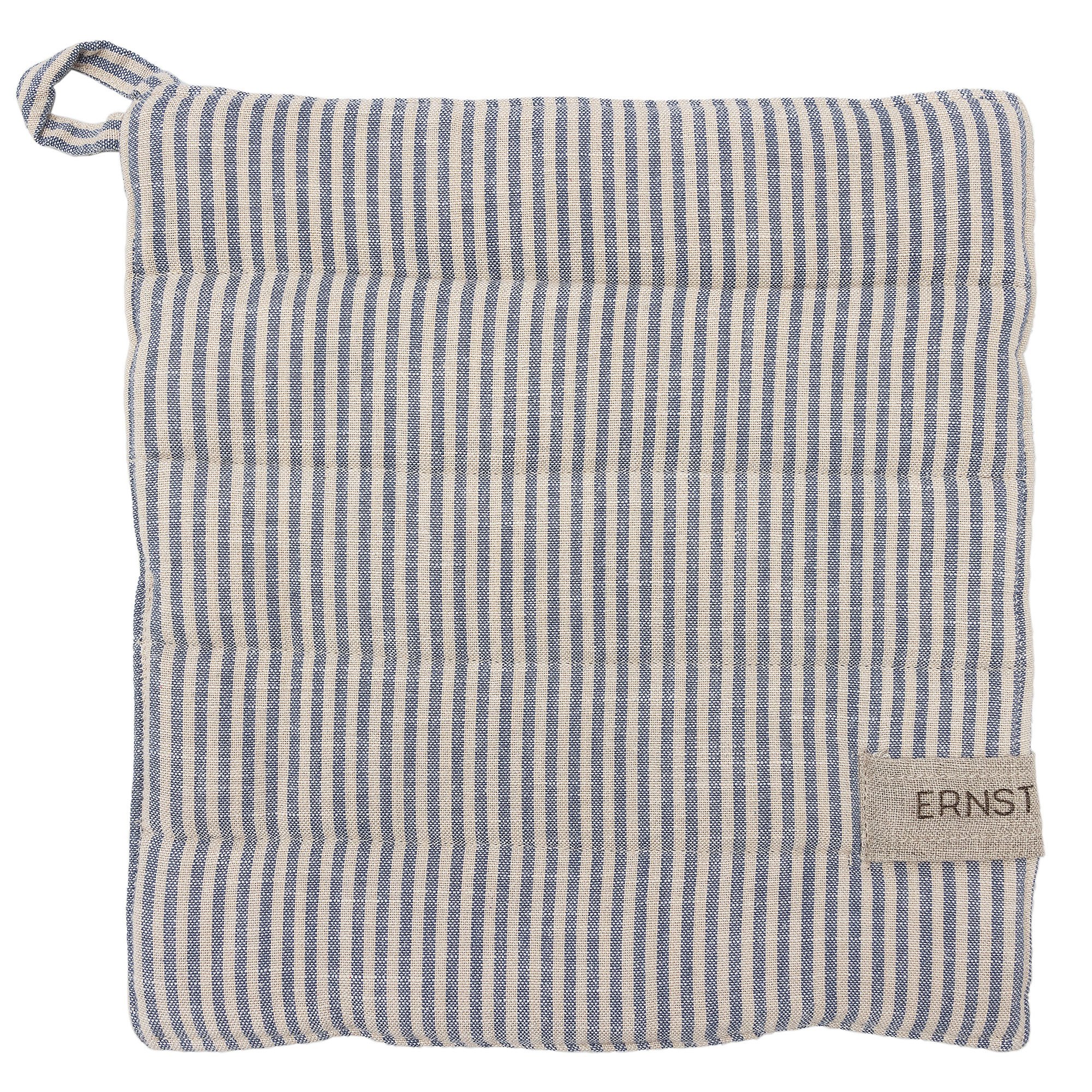 Ernst Grytlapp randig blå/beige