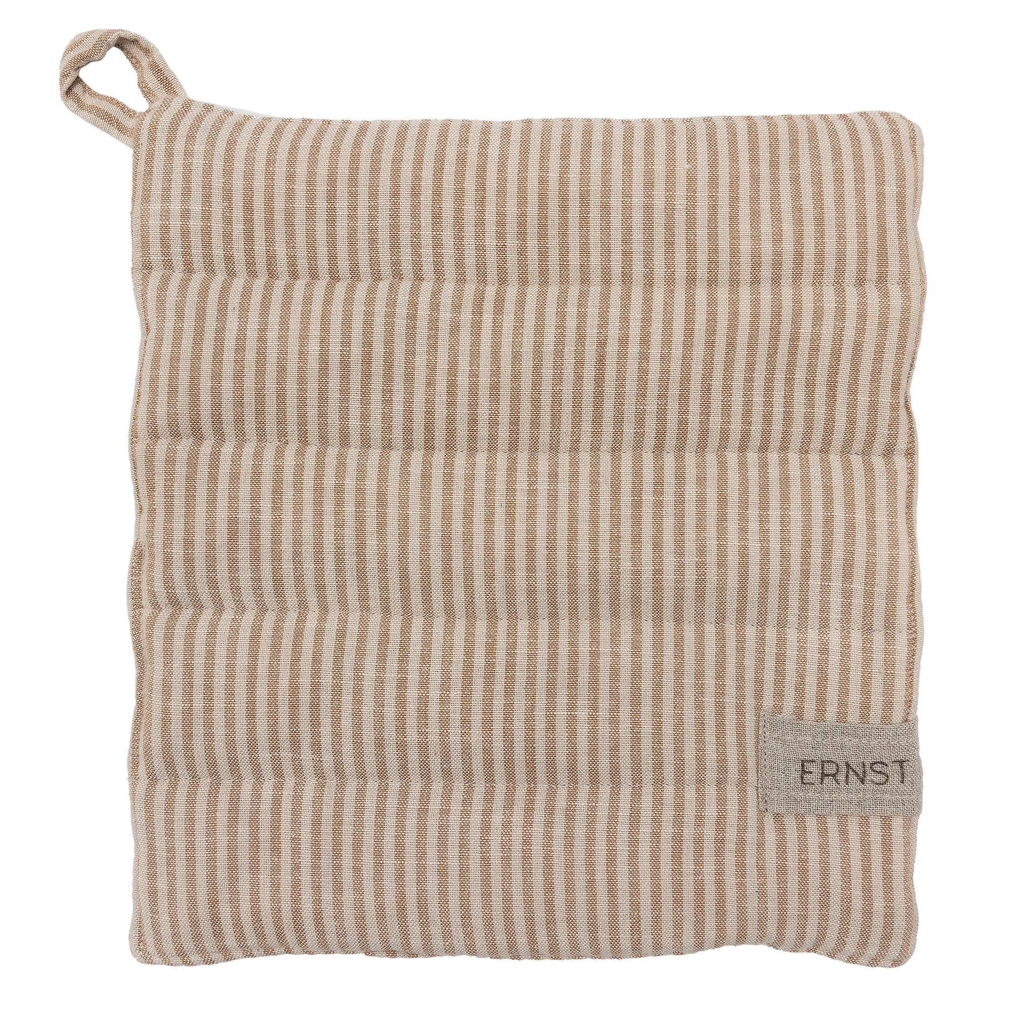 Ernst Grytlapp randig kola/beige
