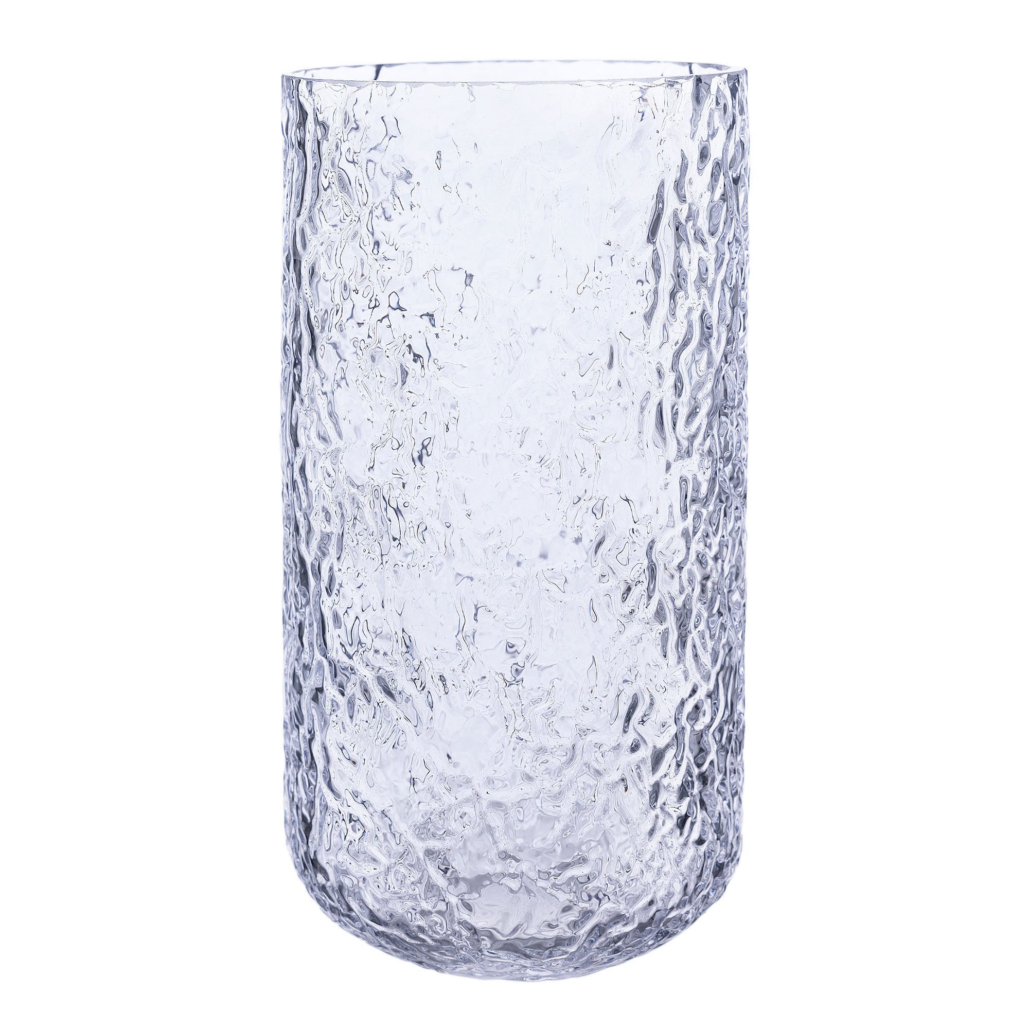 Ernst Glasvas 25 cm mönstrat glas