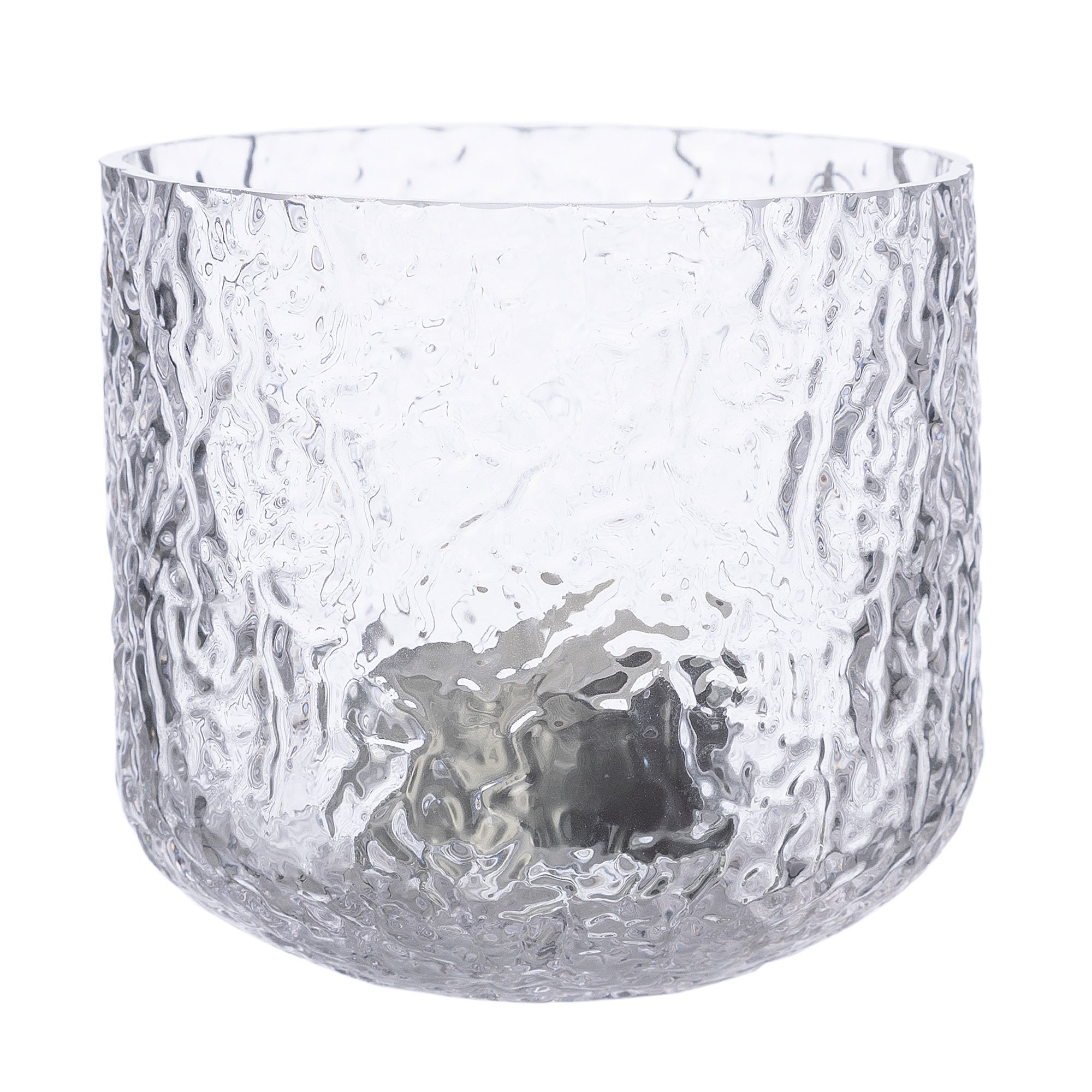 Ernst Ljuslykta 9 cm mönstrat glas