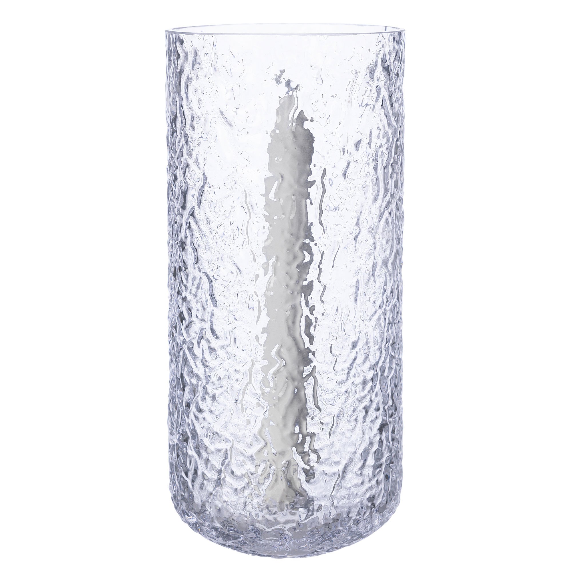 Ernst Ljuslykta 25 cm mönstrat glas