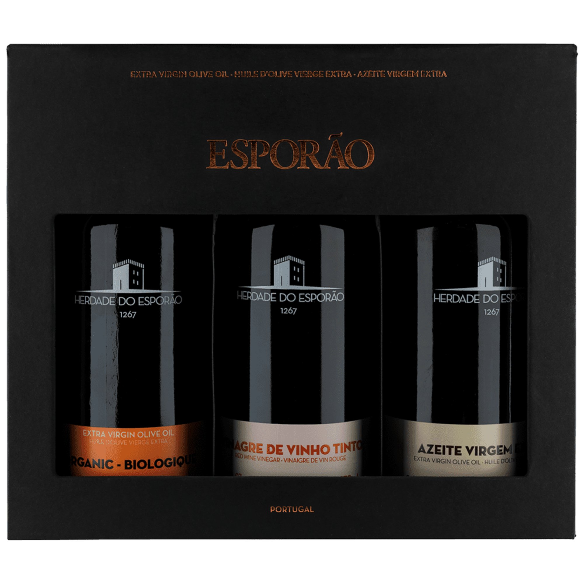 Läs mer om Esporão gåvoset, 2 olivoljor + 1 rödvinsvinäger