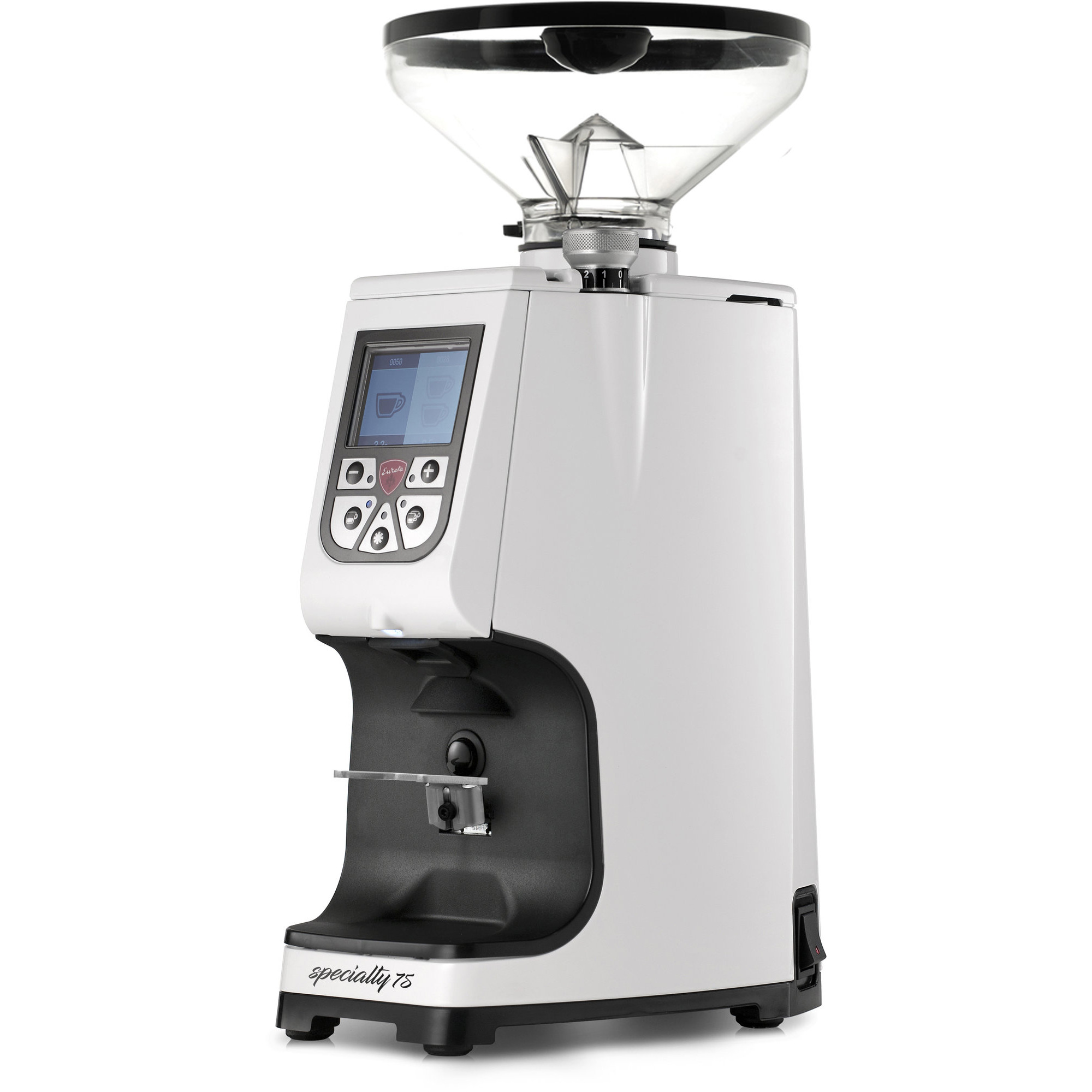 Eureka ATOM Specialty 75 elektrisk kaffekvarn Vit