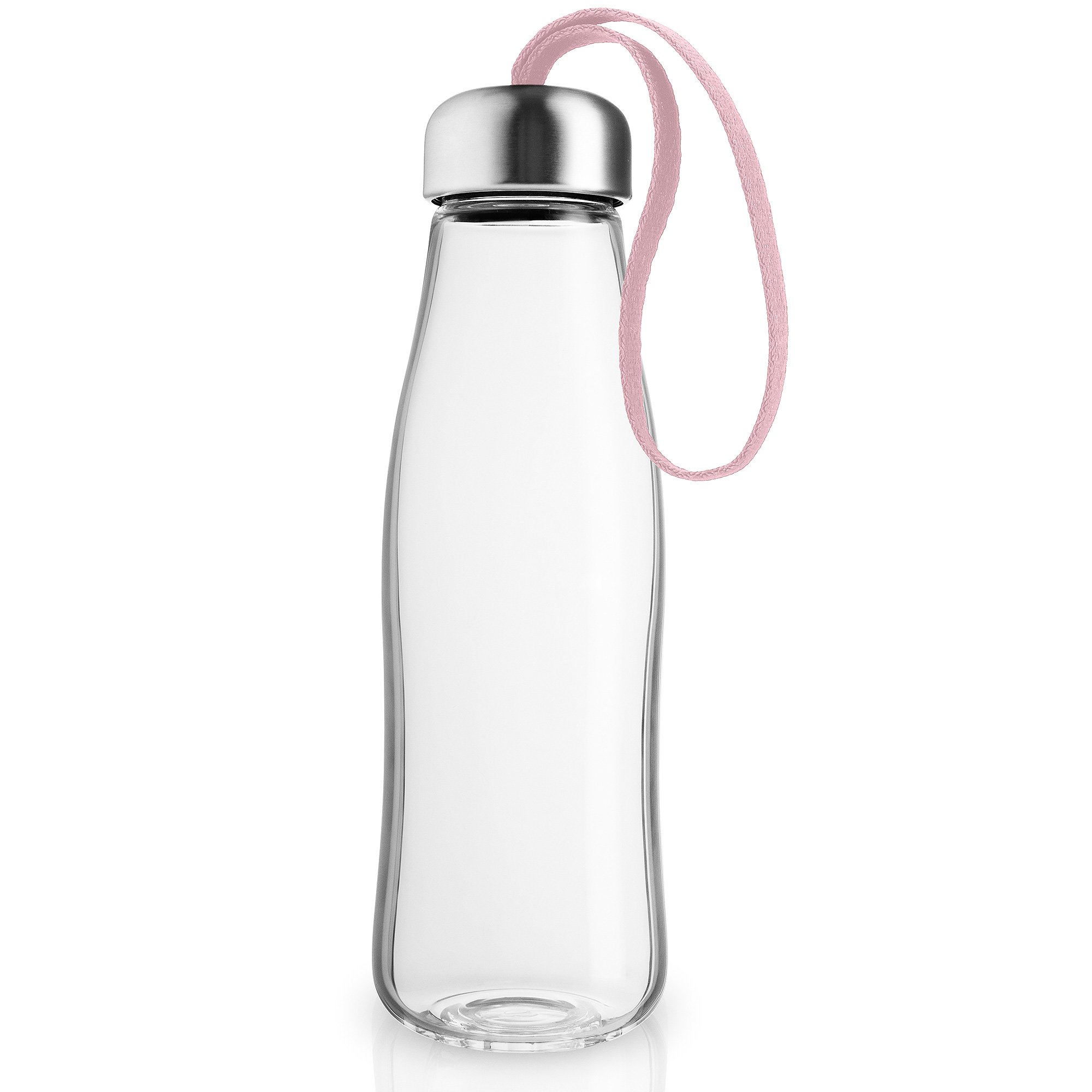 Läs mer om Eva Solo Dricksflaska Glas 0,5 liter, Rose quartz