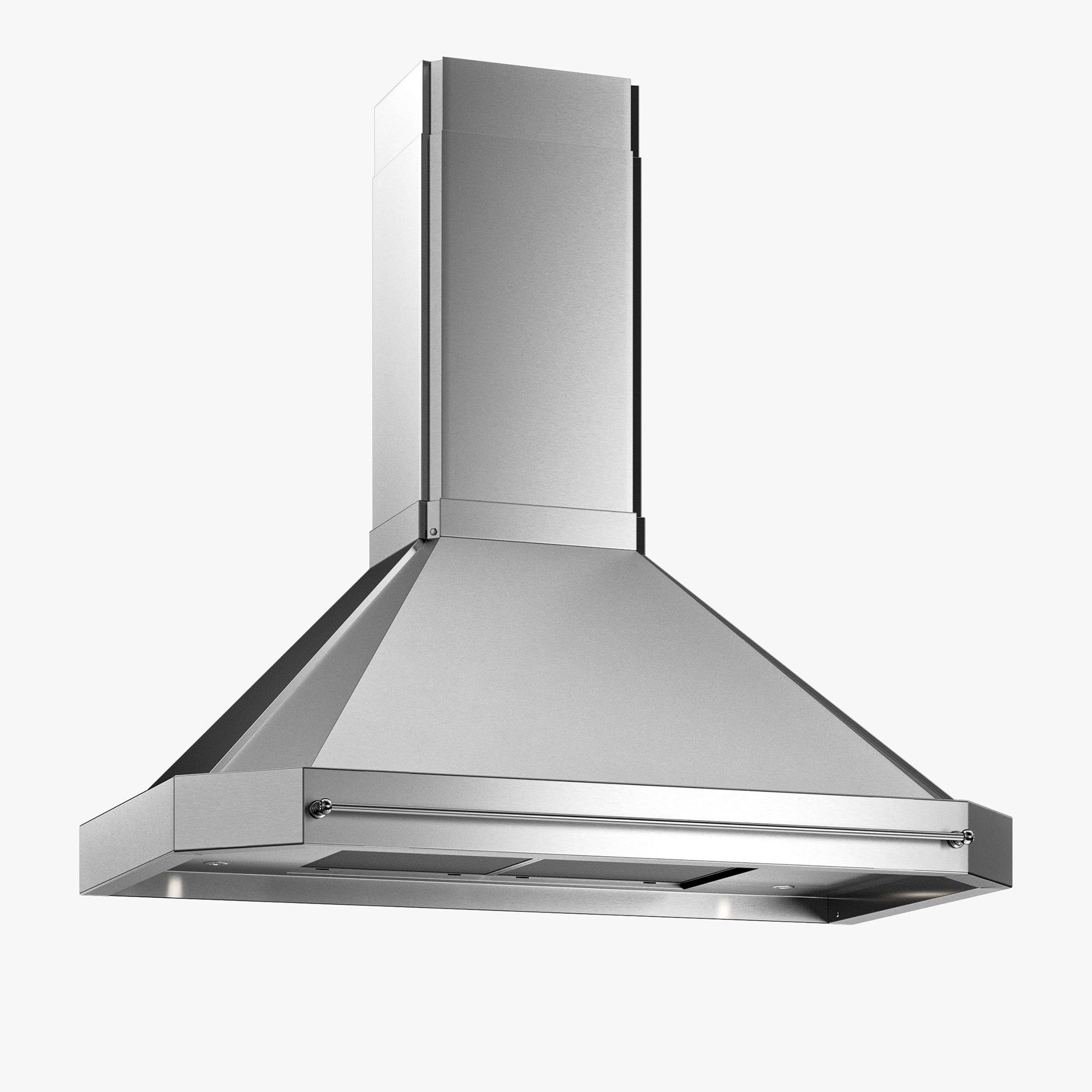 Fjäråskupan Exklusiv kjøkkenvifte ekstern 90 cm, rustfritt stål Kjøkkenvifte
