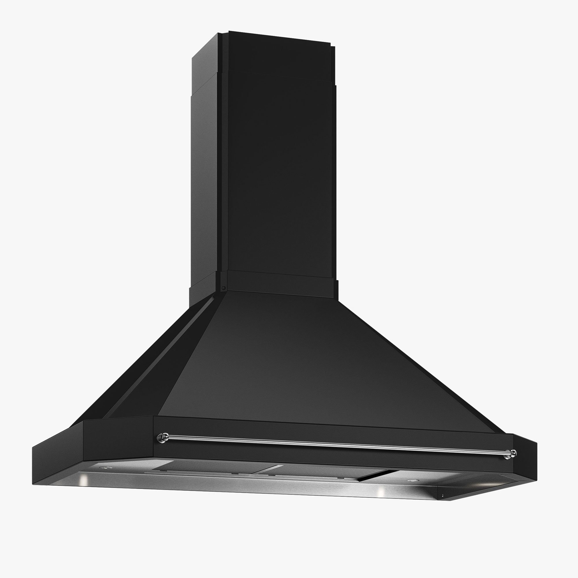 Fjäråskupan Exklusiv kjøkkenvifte ekstern 90 cm, svart Kjøkkenvifte