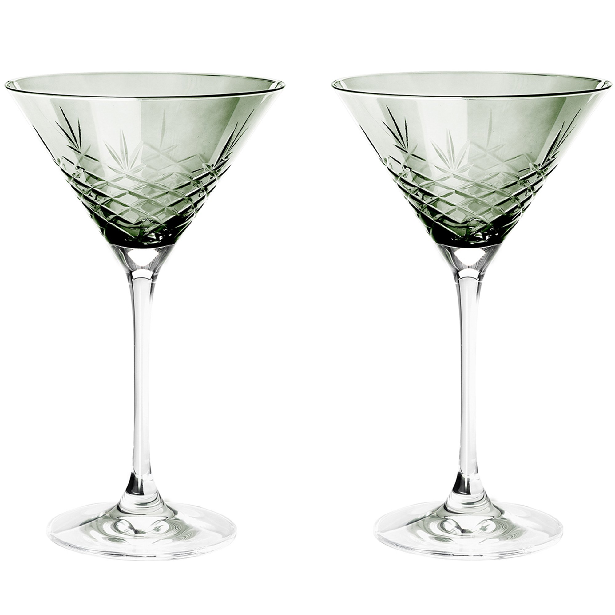 Läs mer om Frederik Bagger Crispy Cocktailglas Emerald 2 st