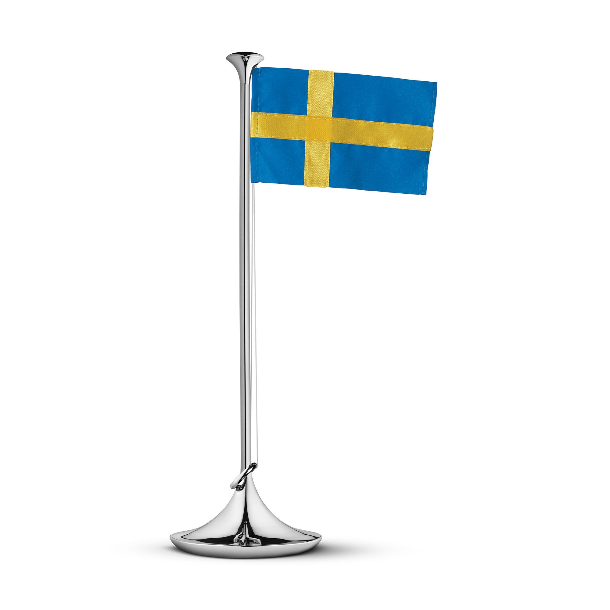 Georg Jensen svensk bordflagg rustfritt stål