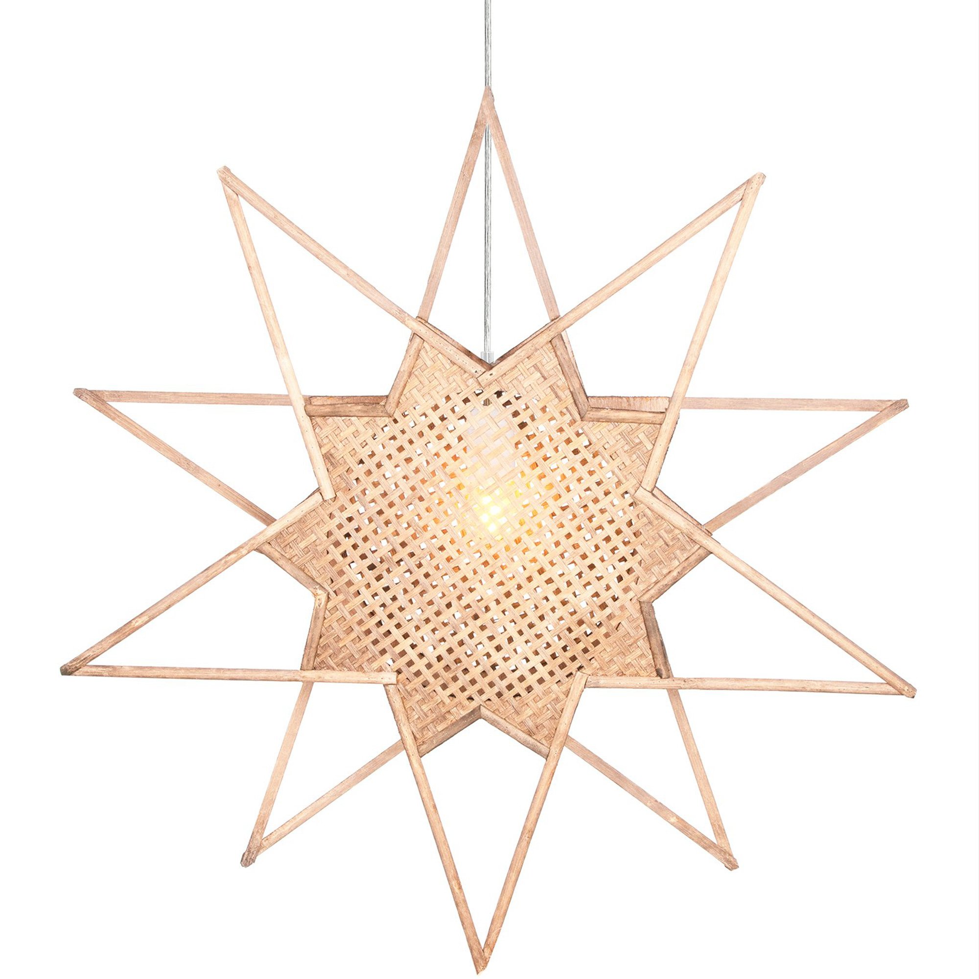 Läs mer om Globen Lighting Julstjärna Karin Natur 70 cm
