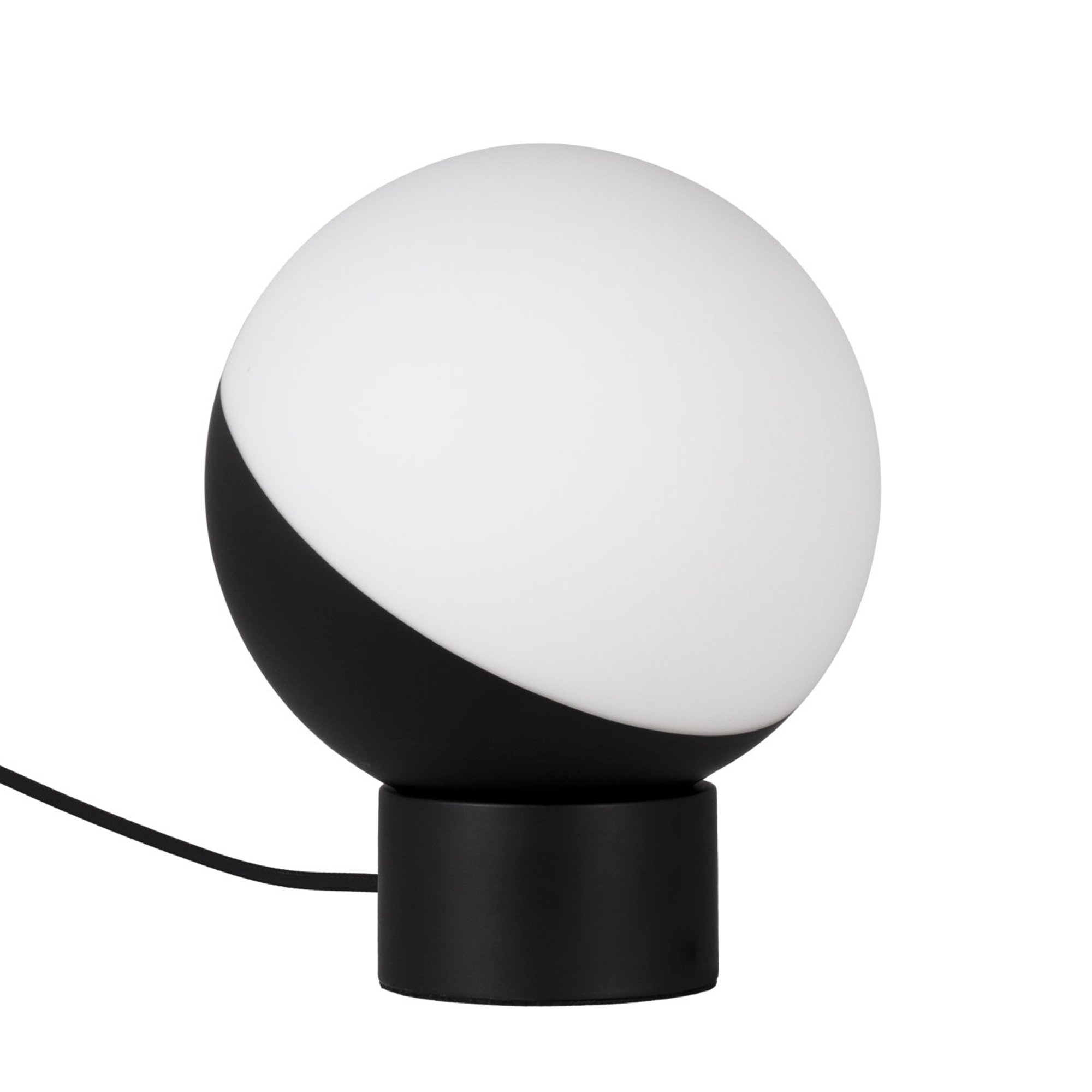 Läs mer om Globen Lighting Contur bordslampa, 20 cm, svart/vit