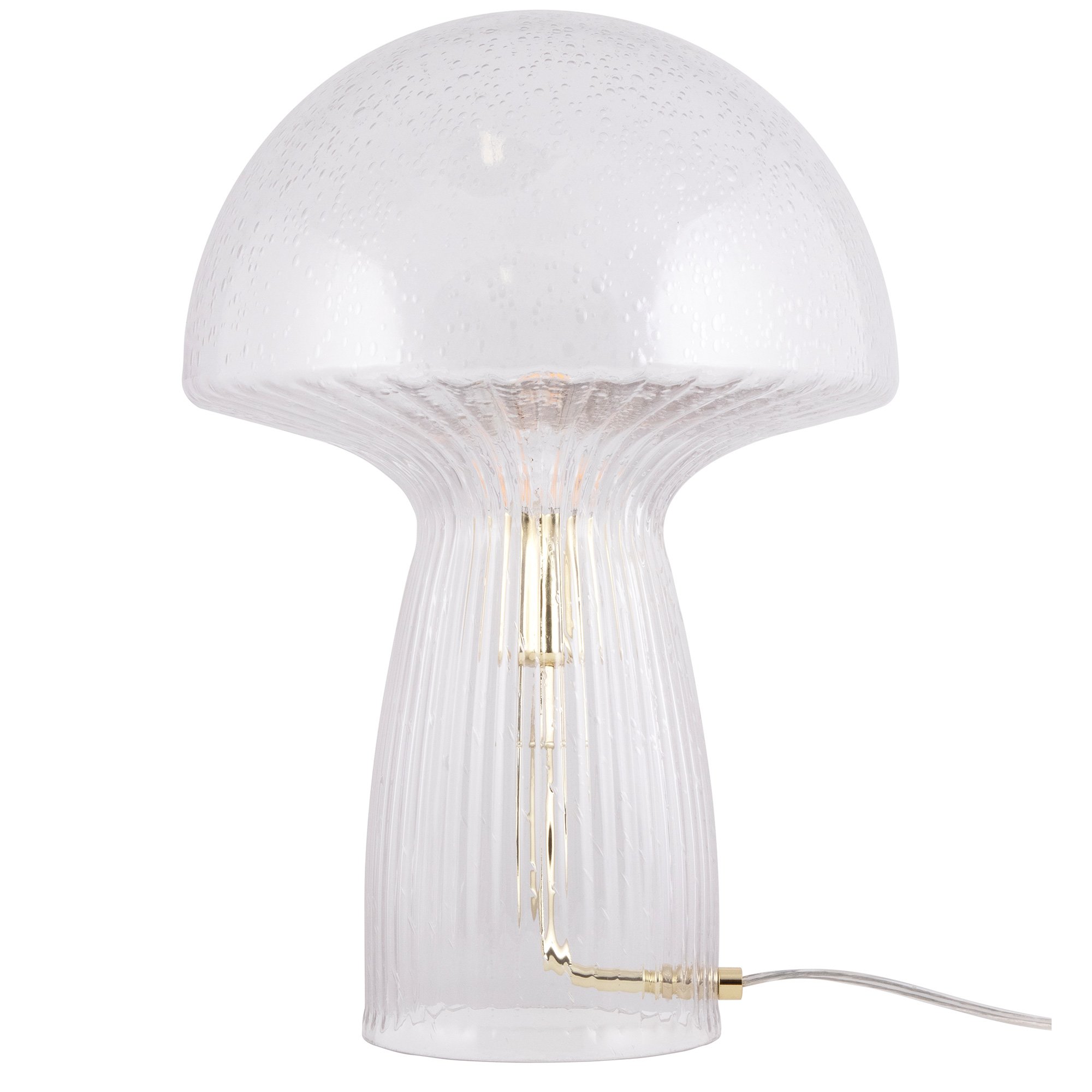5: Globen Lighting Fungo Special Edition bordlampe klar, 30 cm.