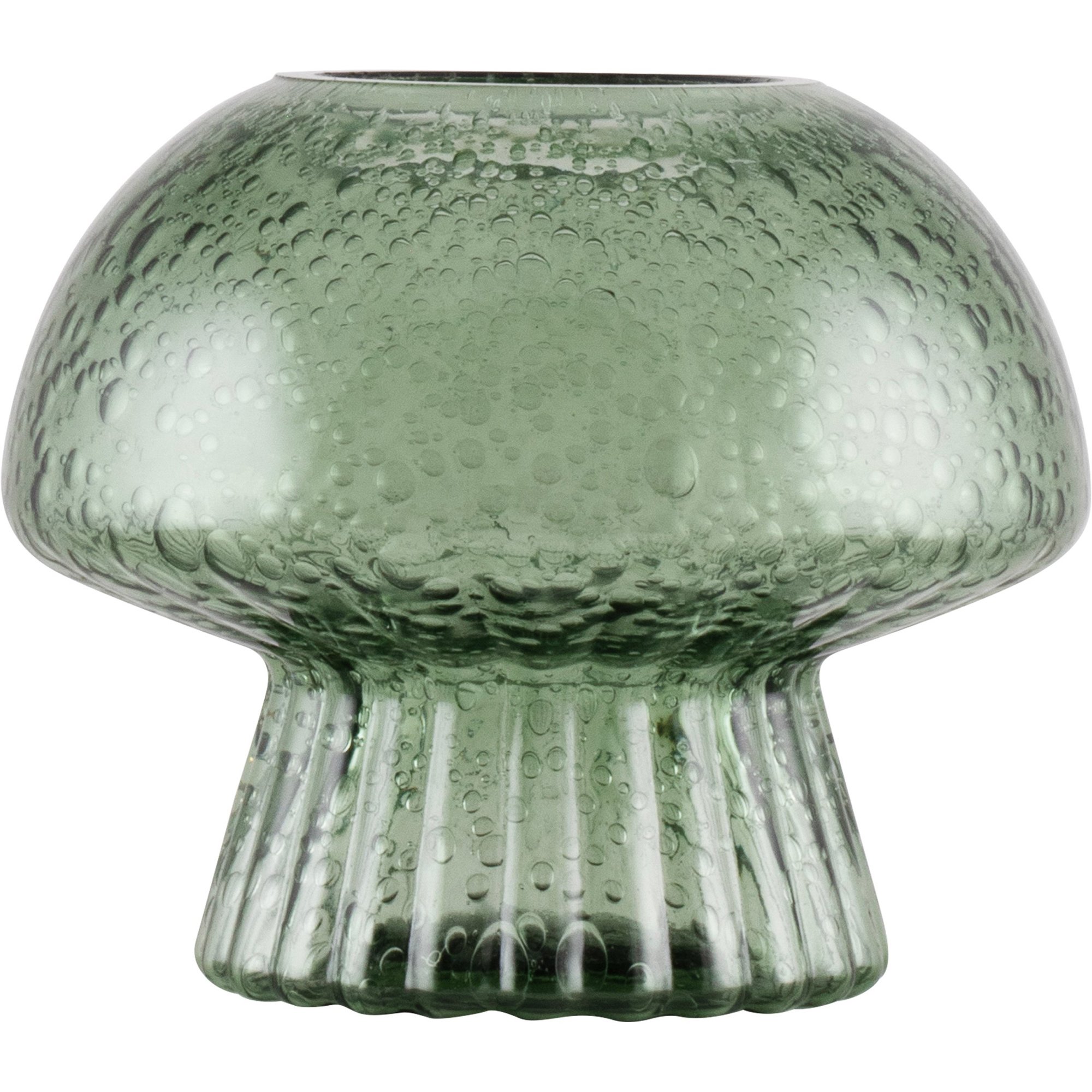 Läs mer om Globen Lighting Fungo Special Edition värmeljushållare 12 cm, grön