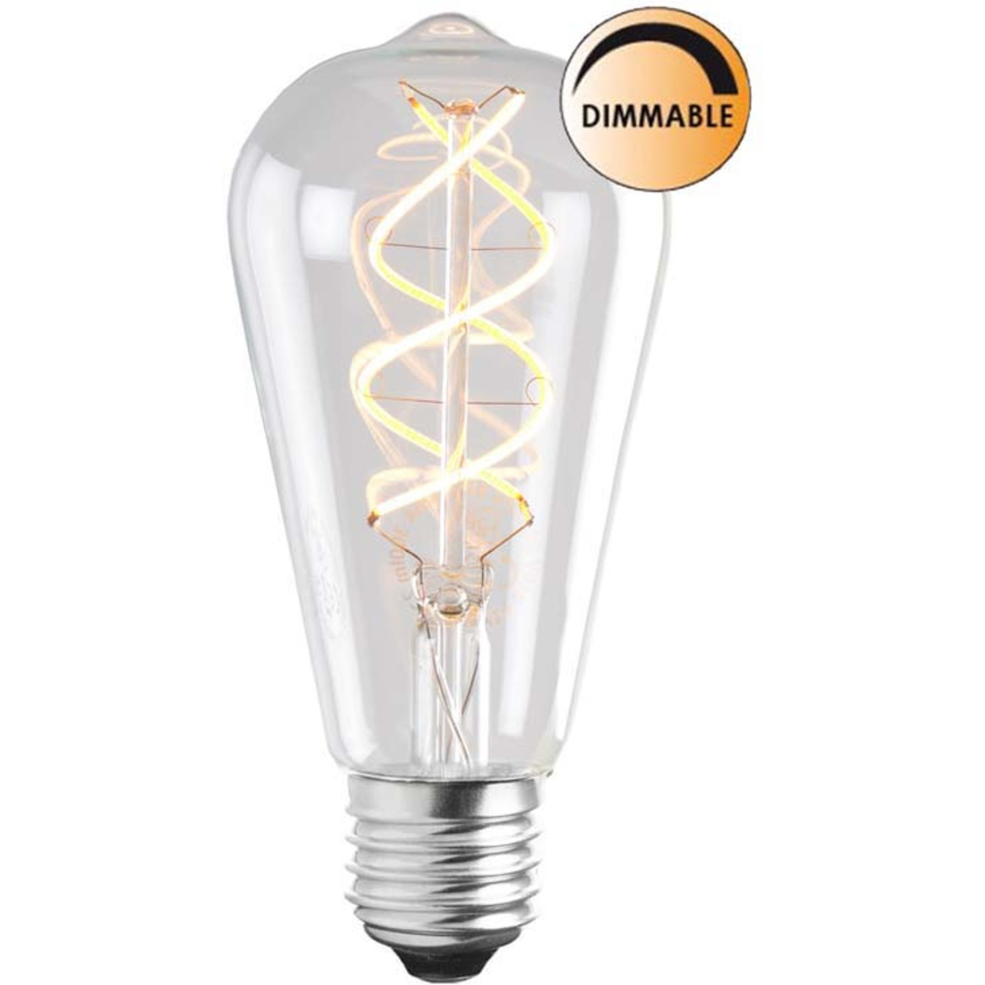 Globen Lighting Ljuskälla LED Soft Filament DimbarKlar Uniterm E27