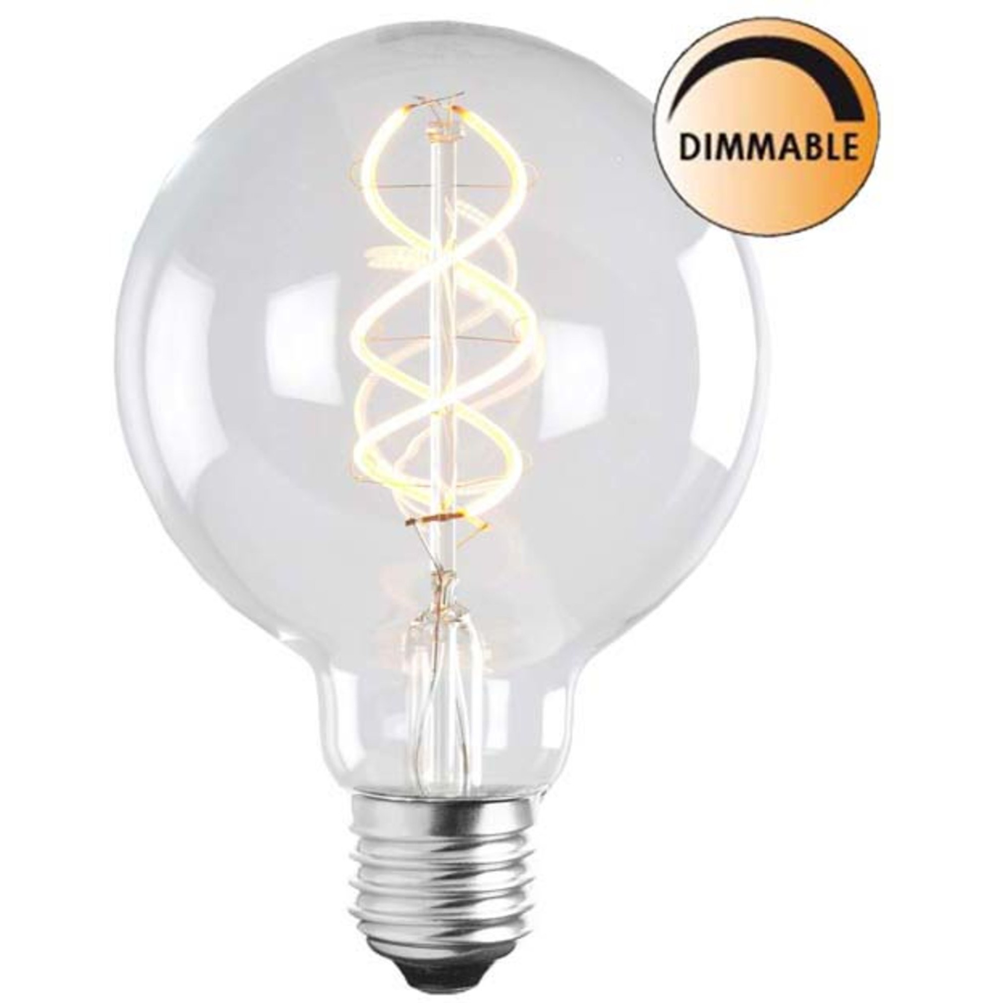Läs mer om Globen Lighting Ljuskälla LED Soft Filament Dimbar Klar 100 mm