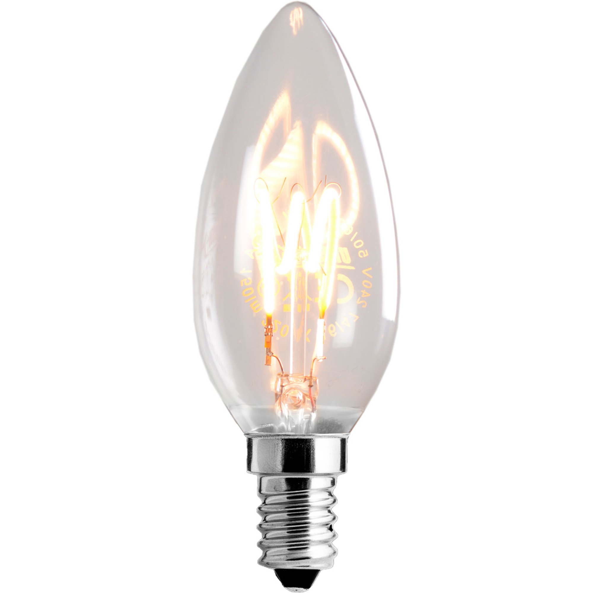 Läs mer om Globen Lighting Ljuskälla E14 LED Soft Filament uniterm 3W, klar