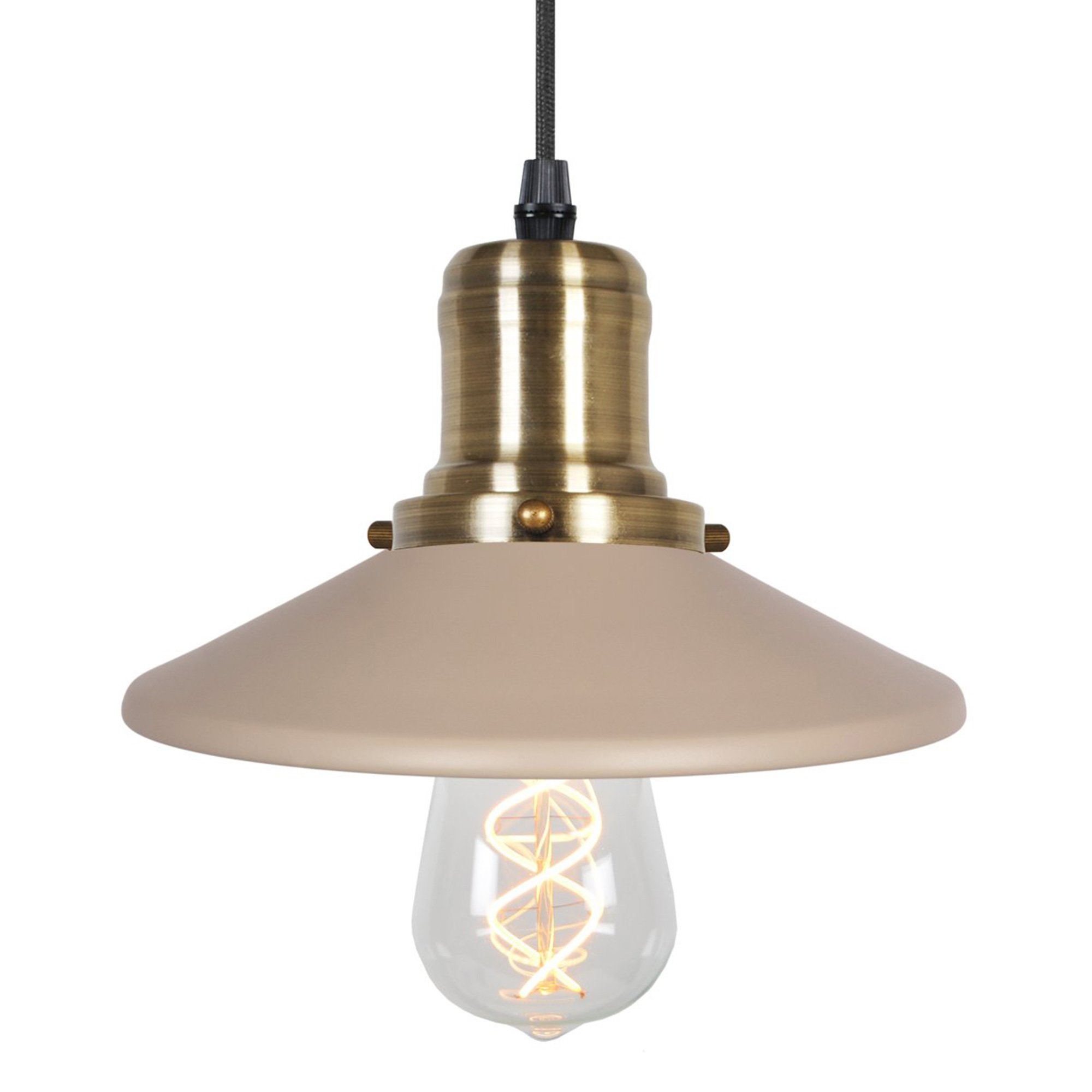 Globen Lighting Mini Disc loftslampe, 22 cm, beige