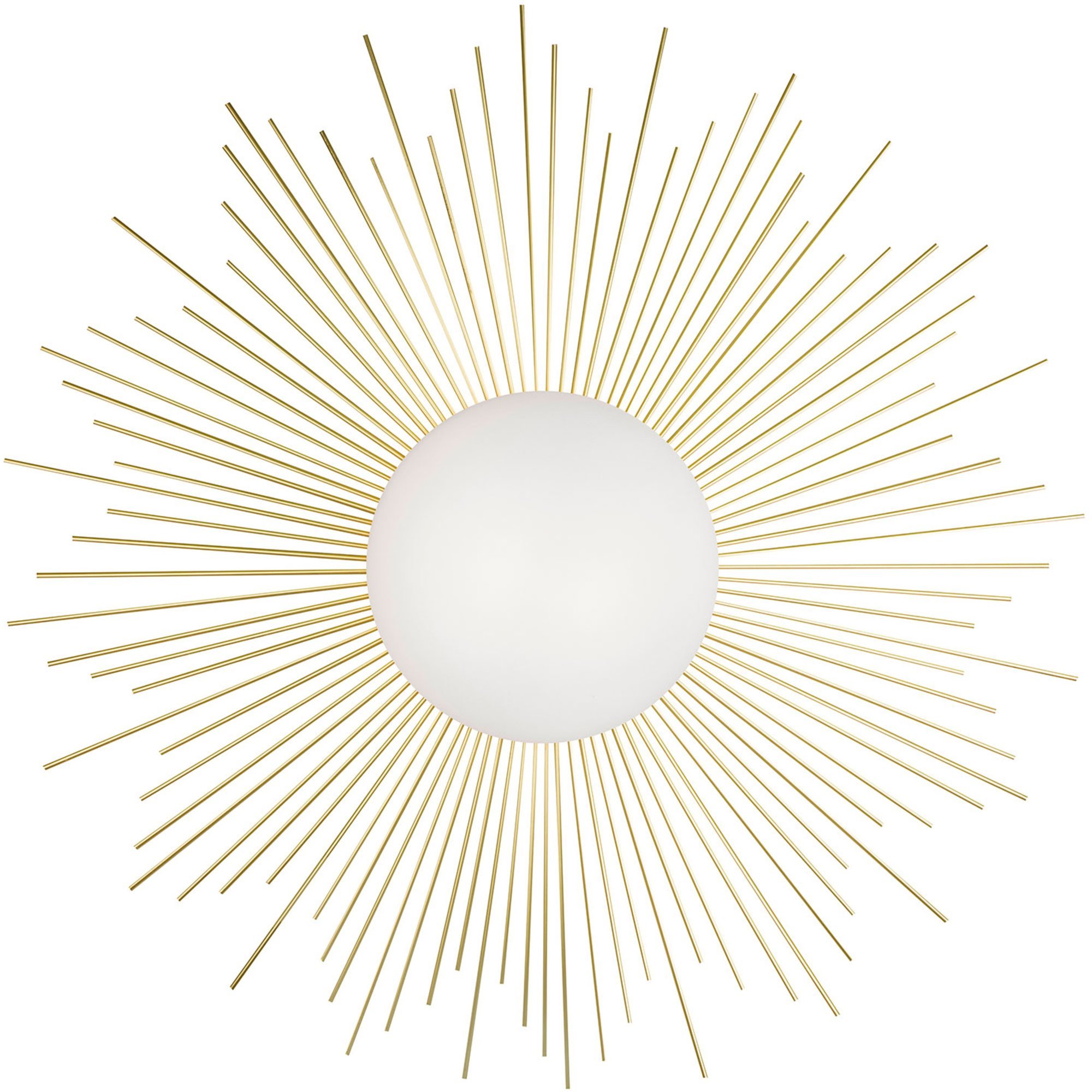 Läs mer om Globen Lighting Soleil Plafond, borstad mässing