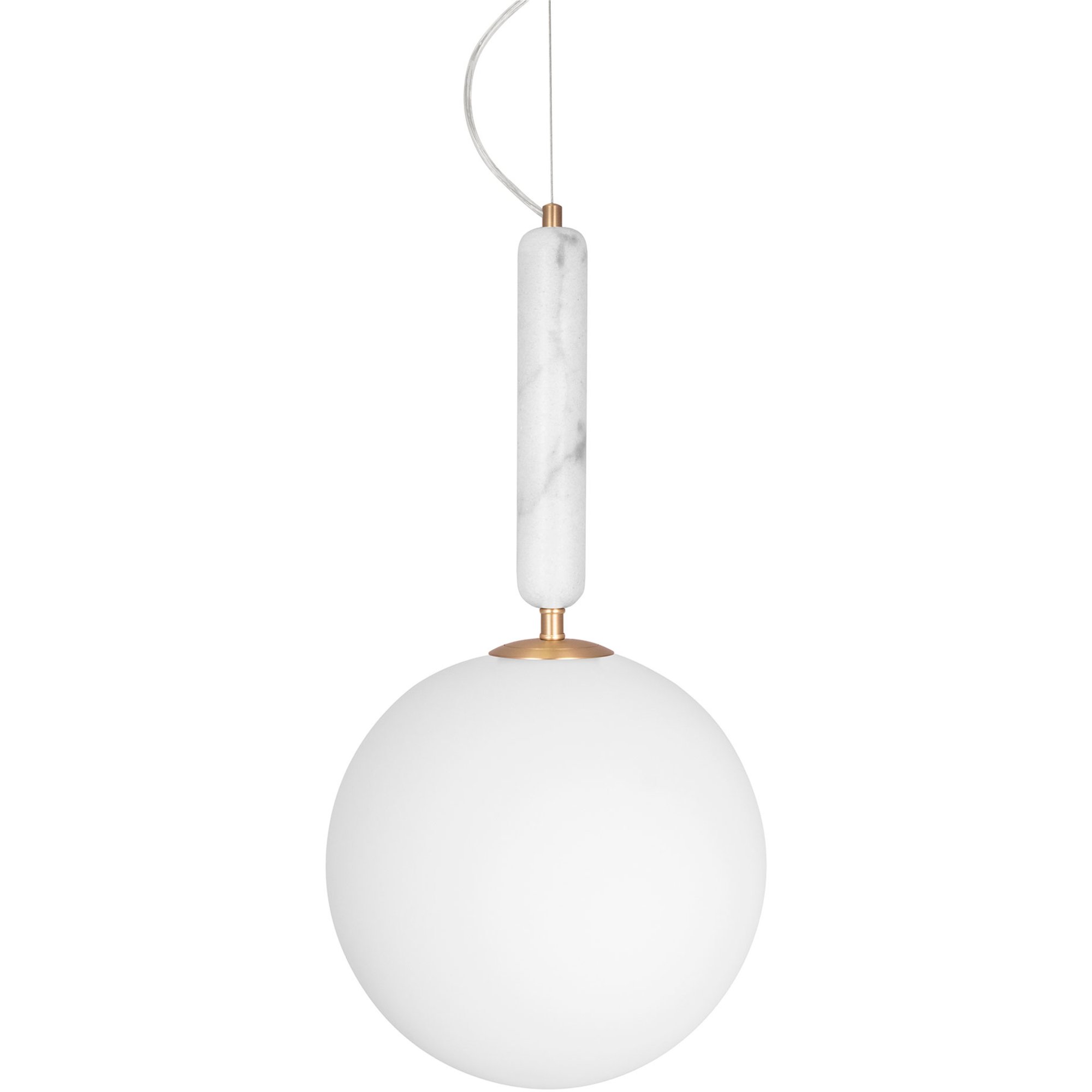 Globen Lighting Torrano-riippuvalaisin 30 cm valkoinen