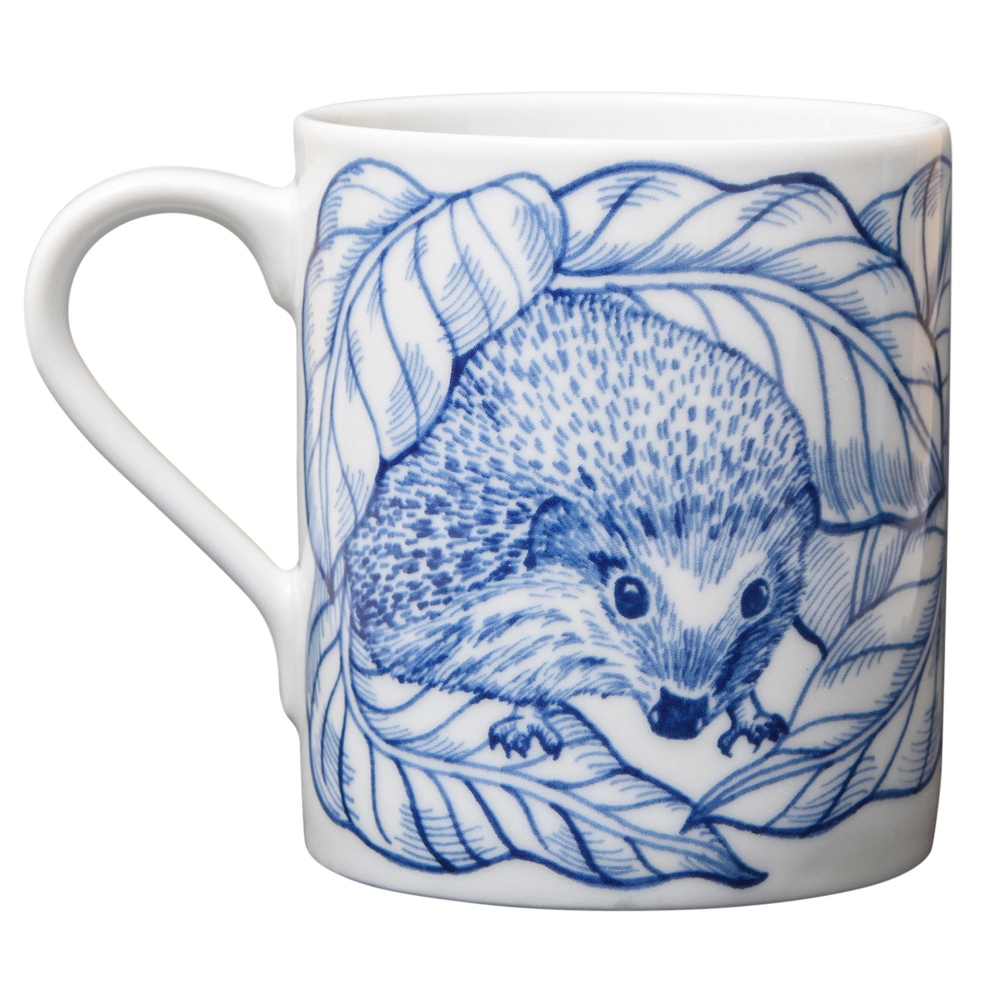 Läs mer om Götefors Porslin Hedgehogs Awakening mugg 35 cl, blå