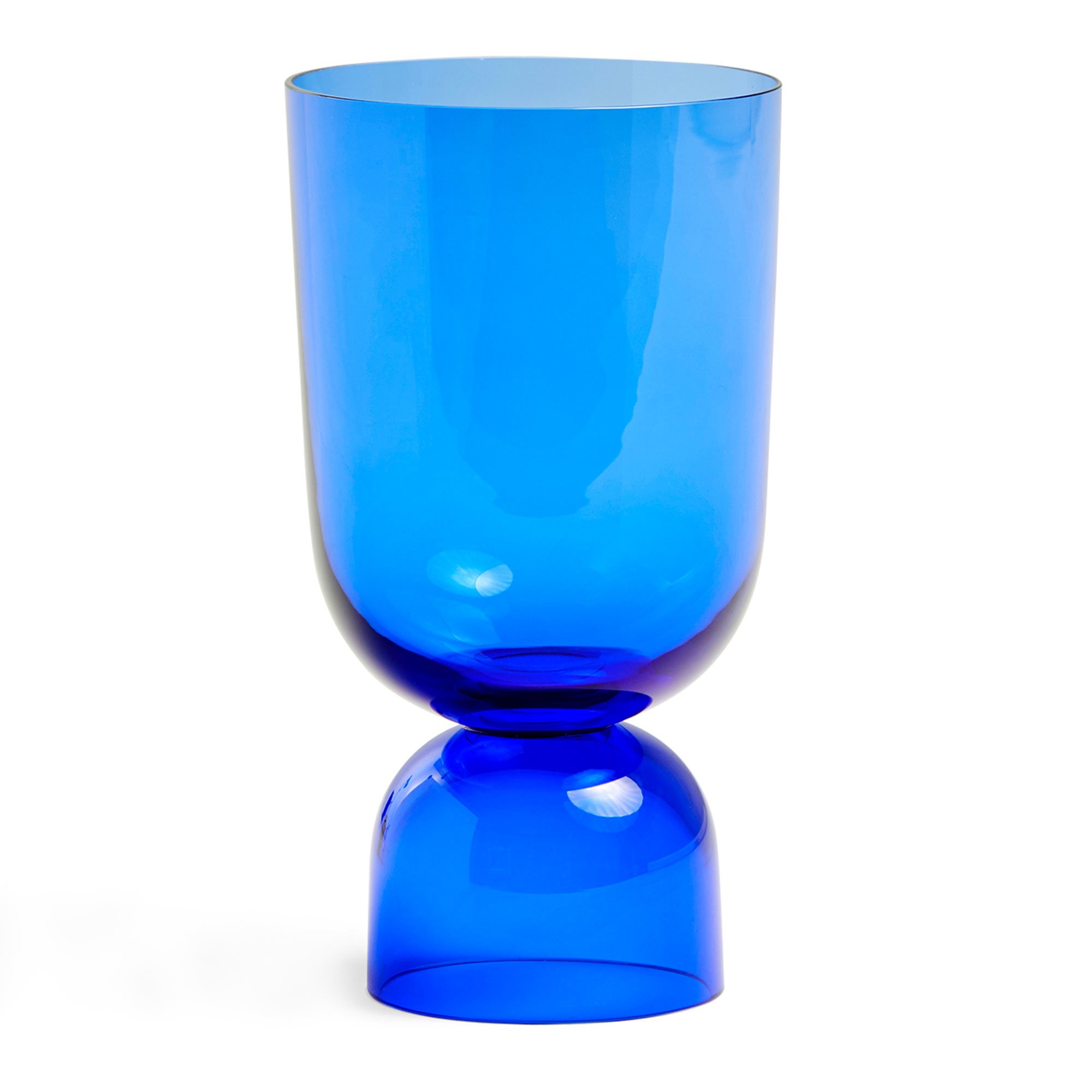 HAY Bottoms Up vase electric blue
