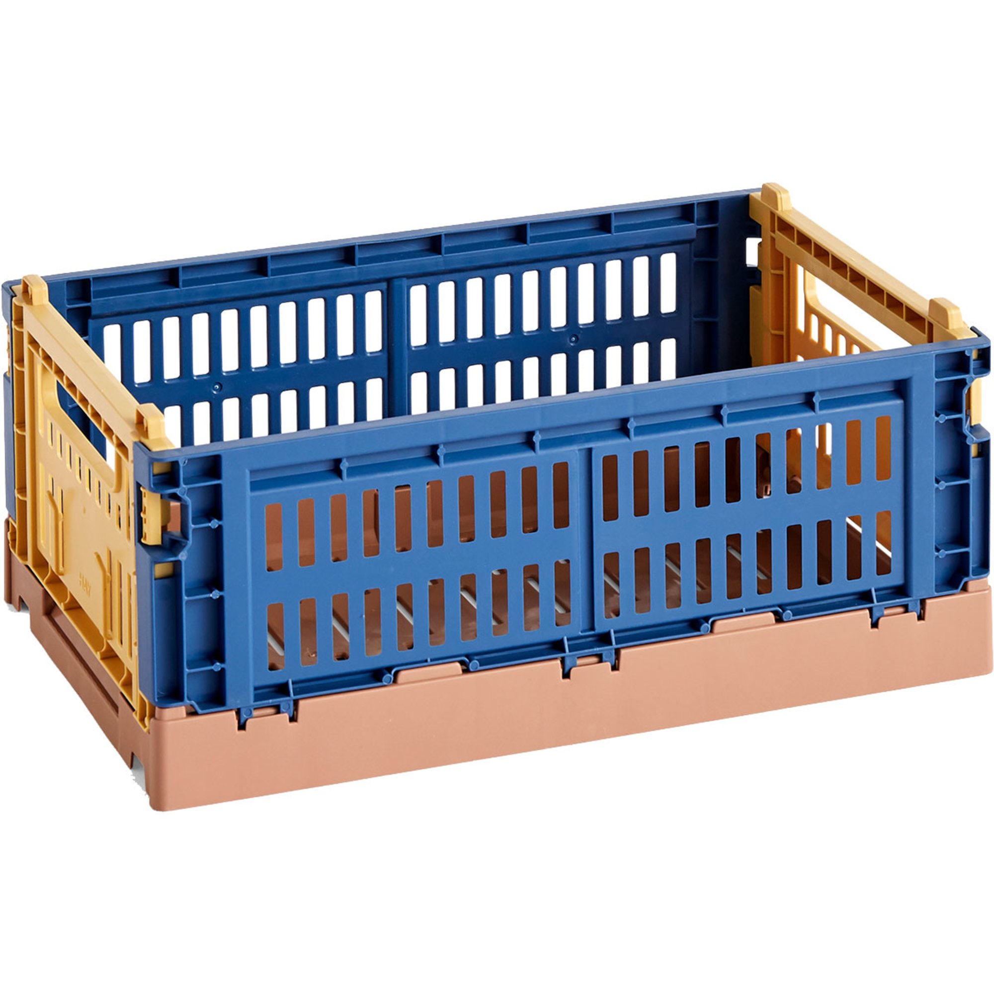 HAY Colour Crate Mix Opbevaringskasse small, dark blue