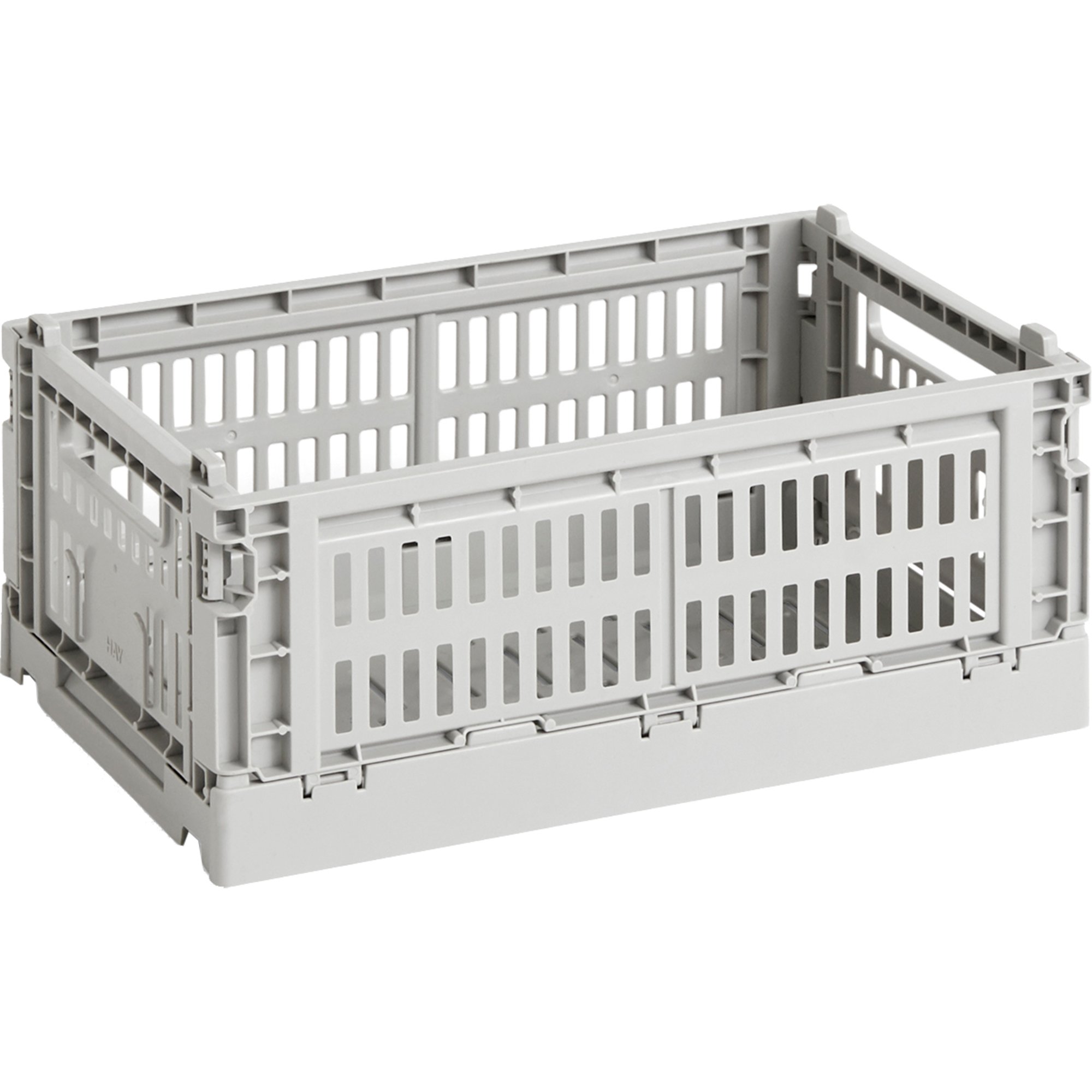 HAY Colour Crate opbevaringskasse, small, light grey