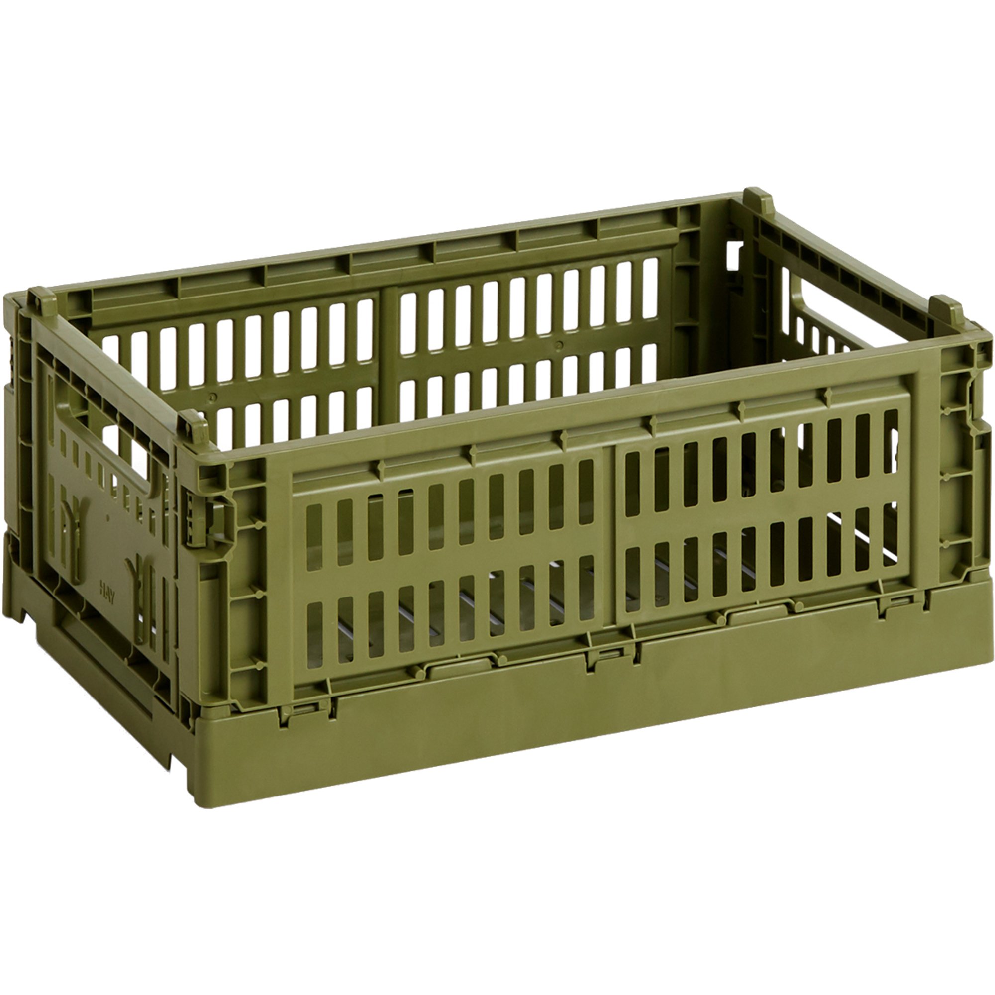 HAY Colour Crate opbevaringskasse, small, olive