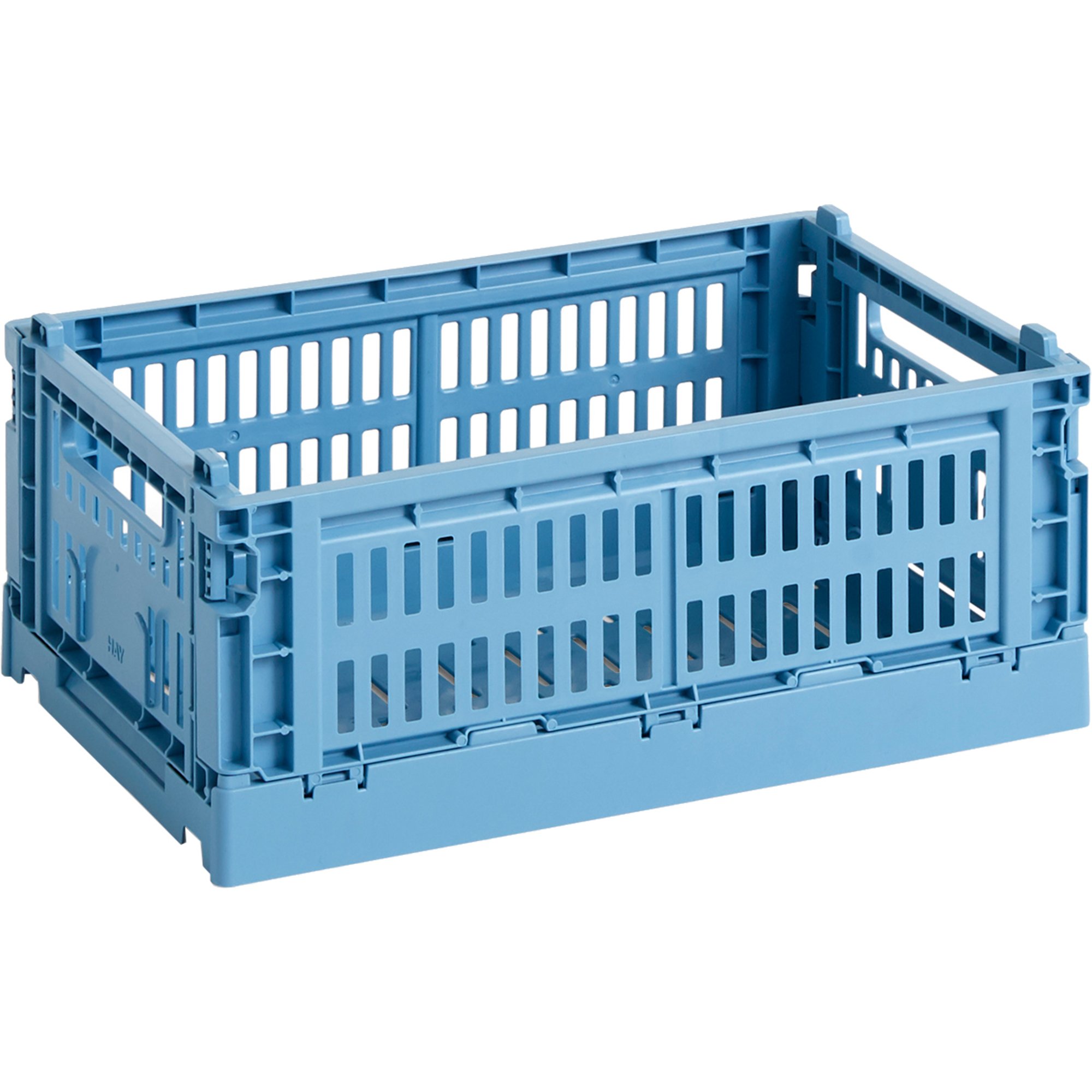 Läs mer om HAY Colour Crate förvaringslåda small, sky blue