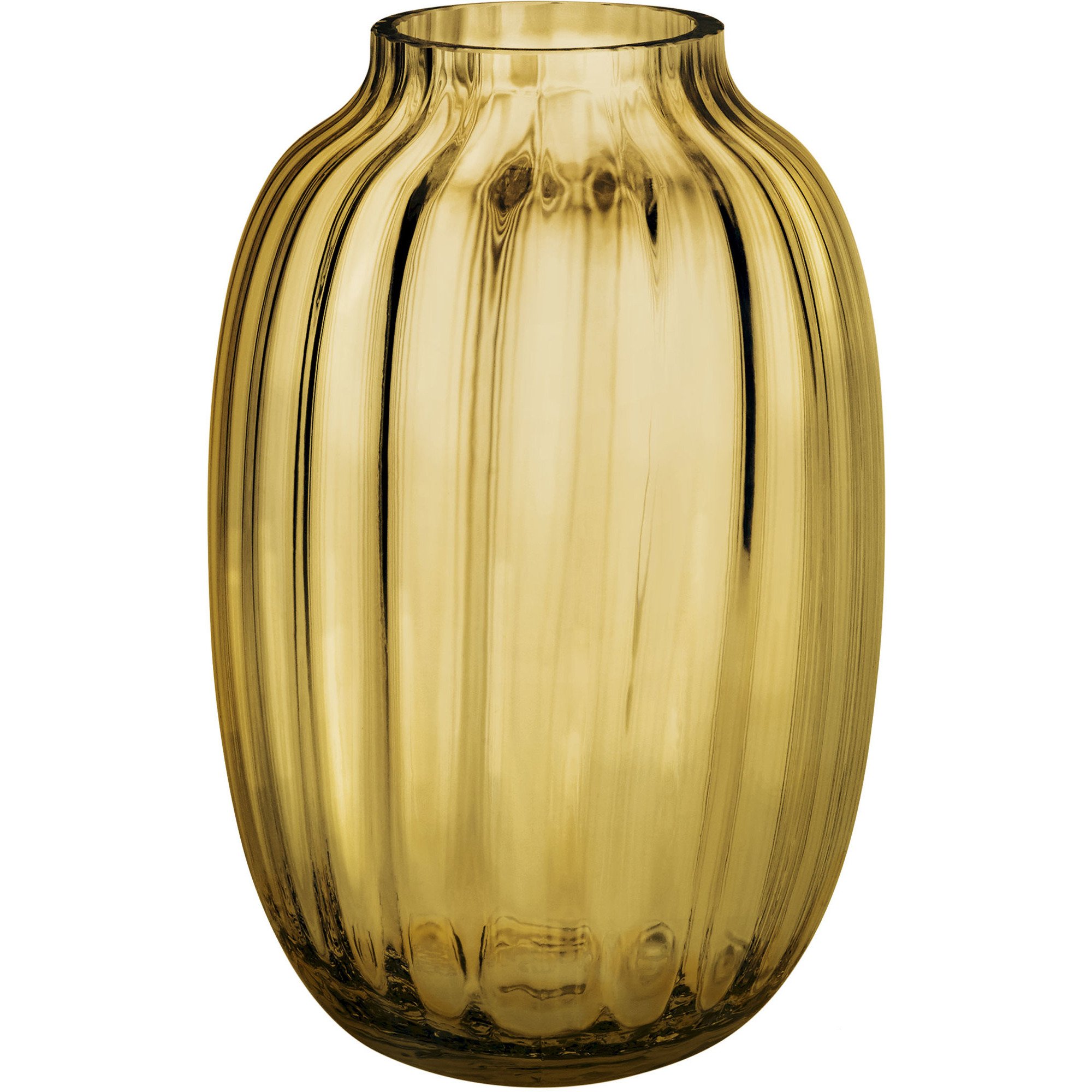 Läs mer om Holmegaard Primula vas, 25,5 cm., amber