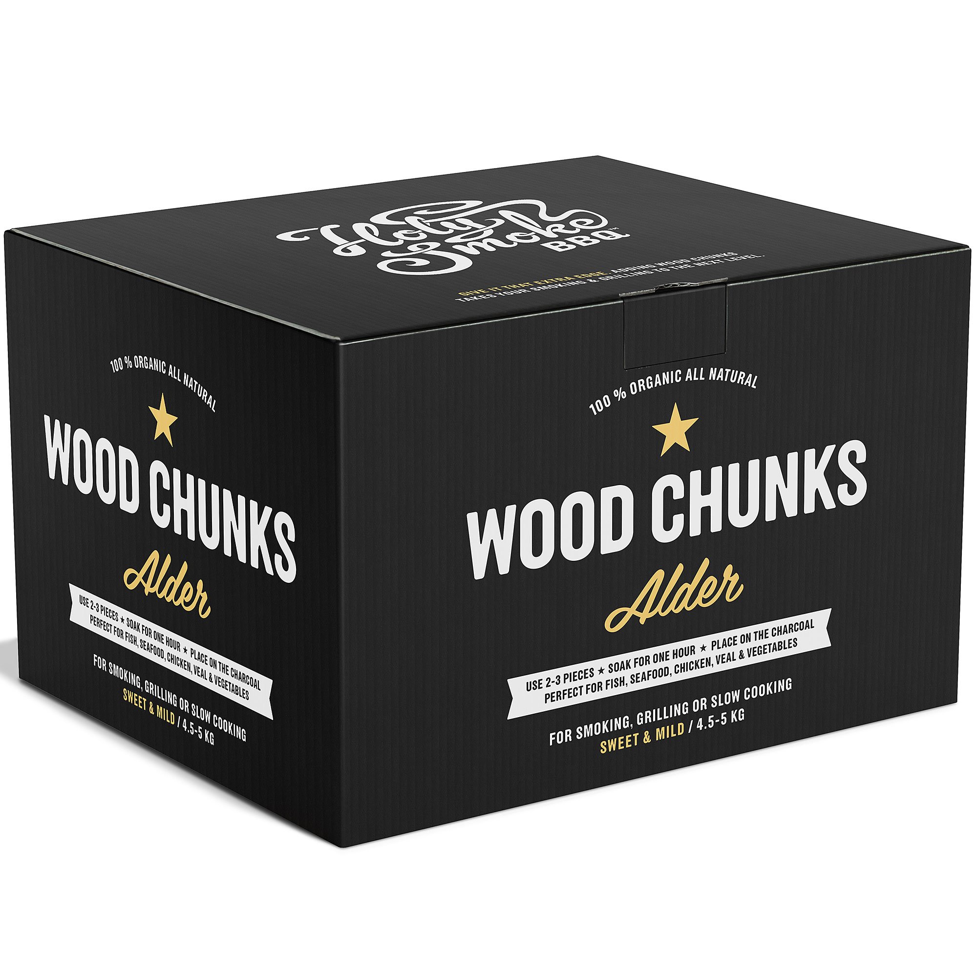Holy Smoke BBQ Smoke Wood Chunks, 5 kg, al