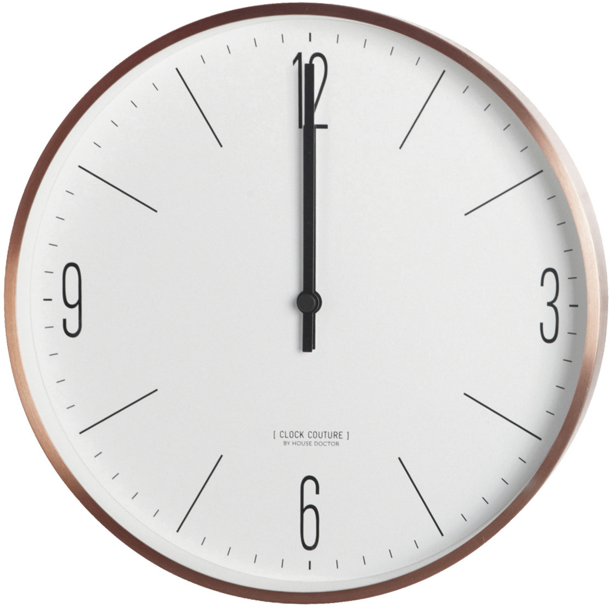 Läs mer om House Doctor Väggklocka Clock Couture Guld/Vit