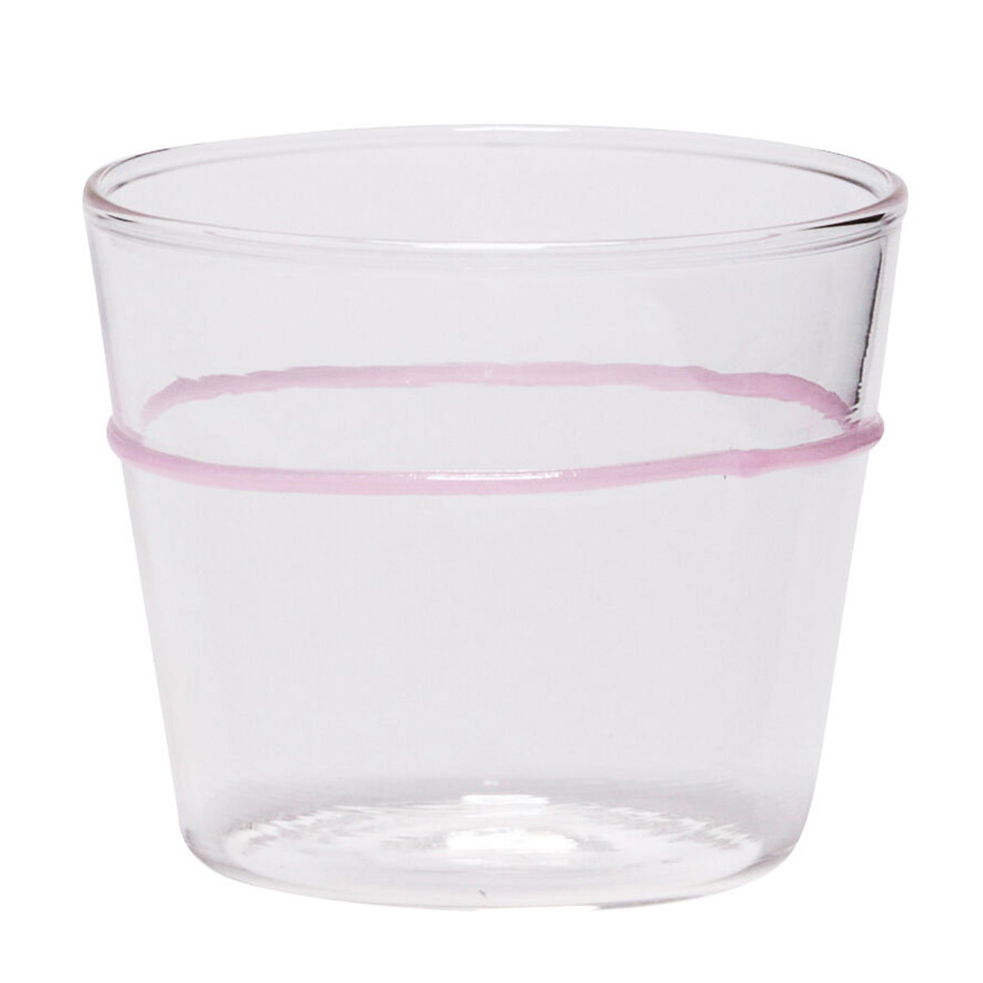 Hübsch Orbit vattenglas rosa