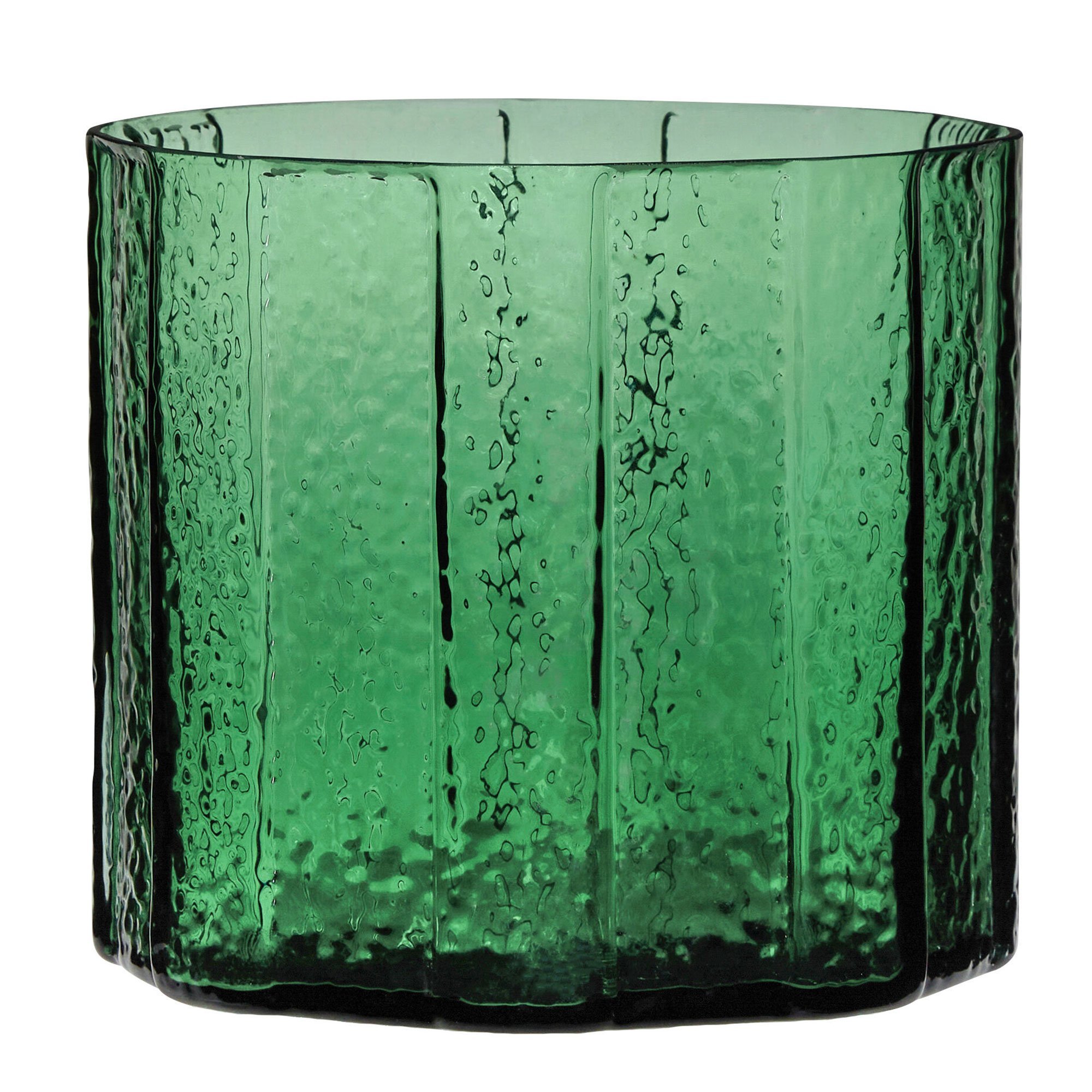Läs mer om Hübsch Emerald vas 23 cm, grön