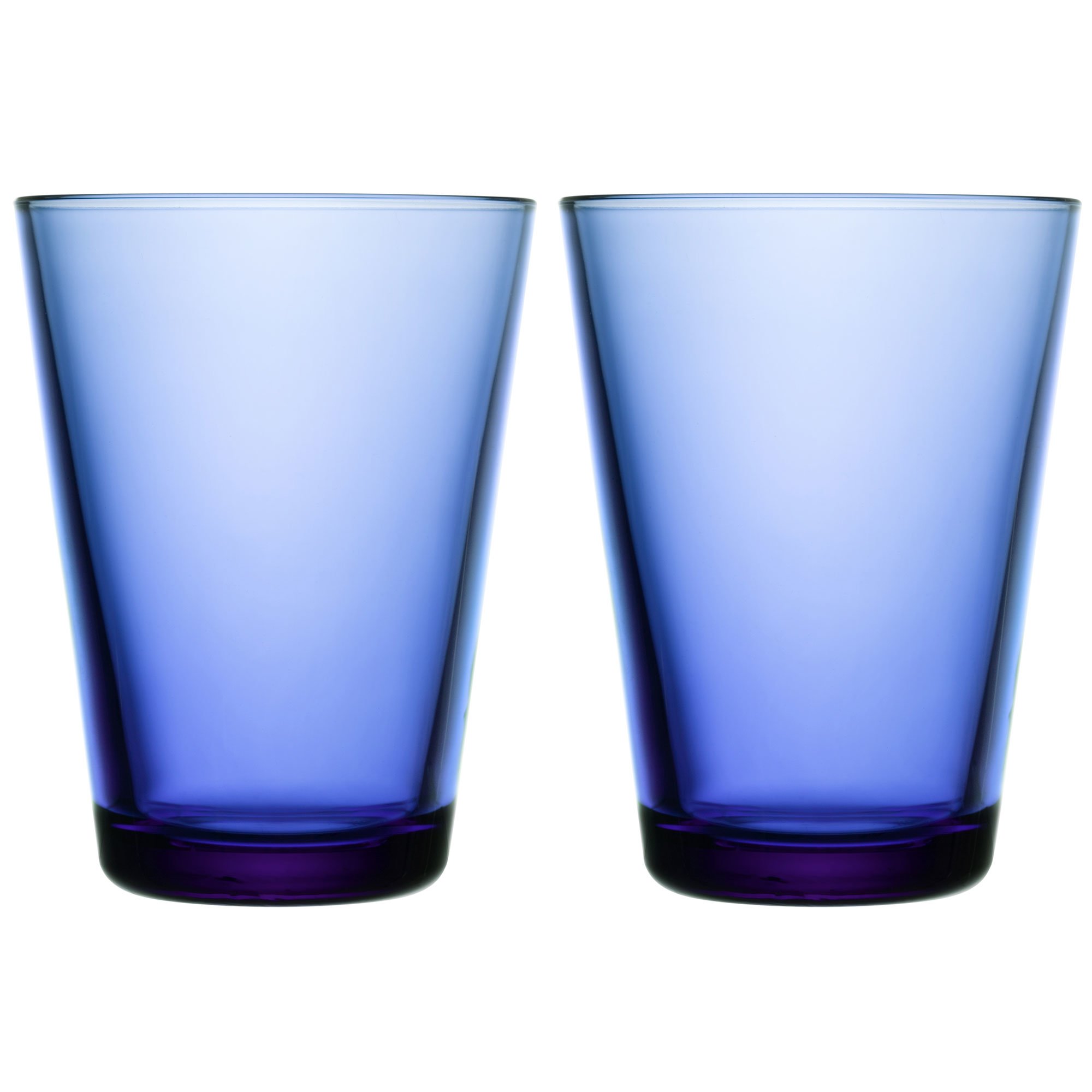 Iittala Kartio dricksglas 40 cl 2-pack, ultramarinblå