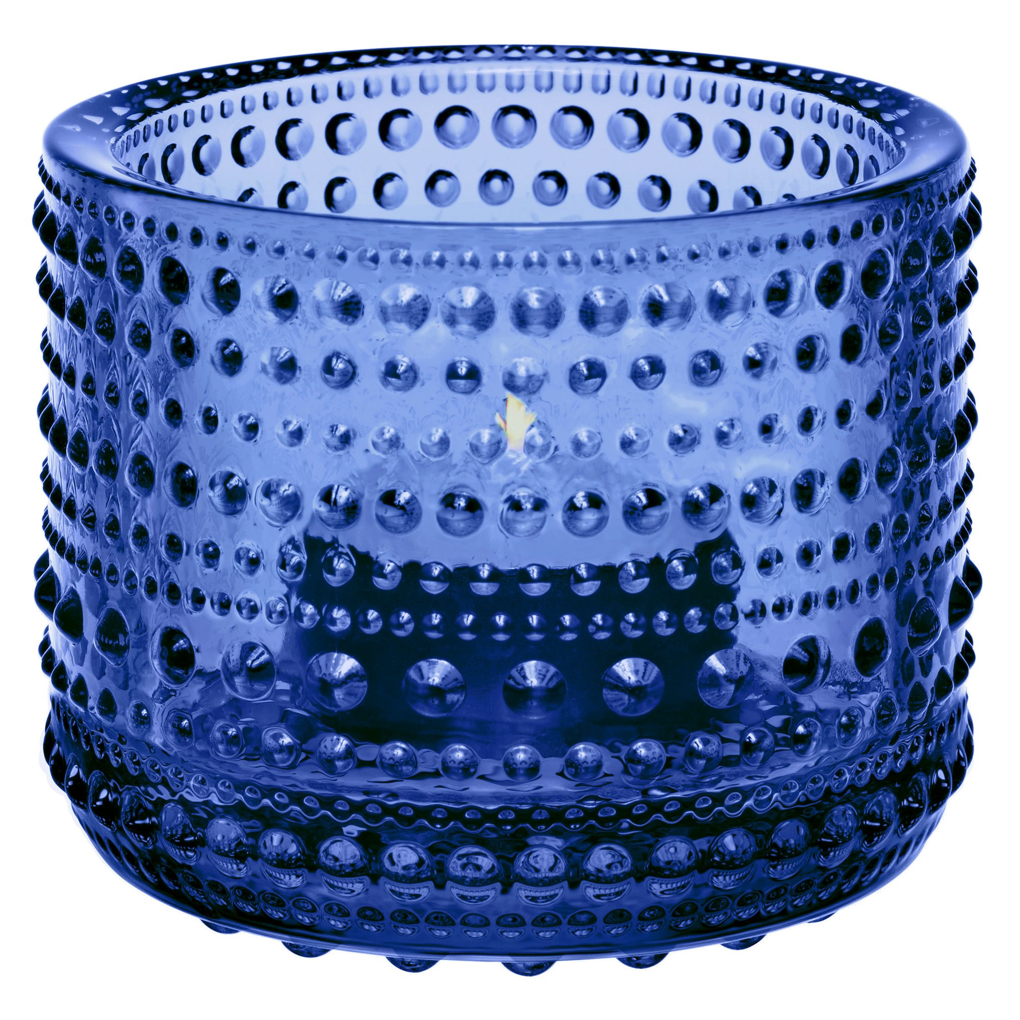 Läs mer om Iittala Kastehelmi ljuslykta 6,4 cm, ultramarinblå