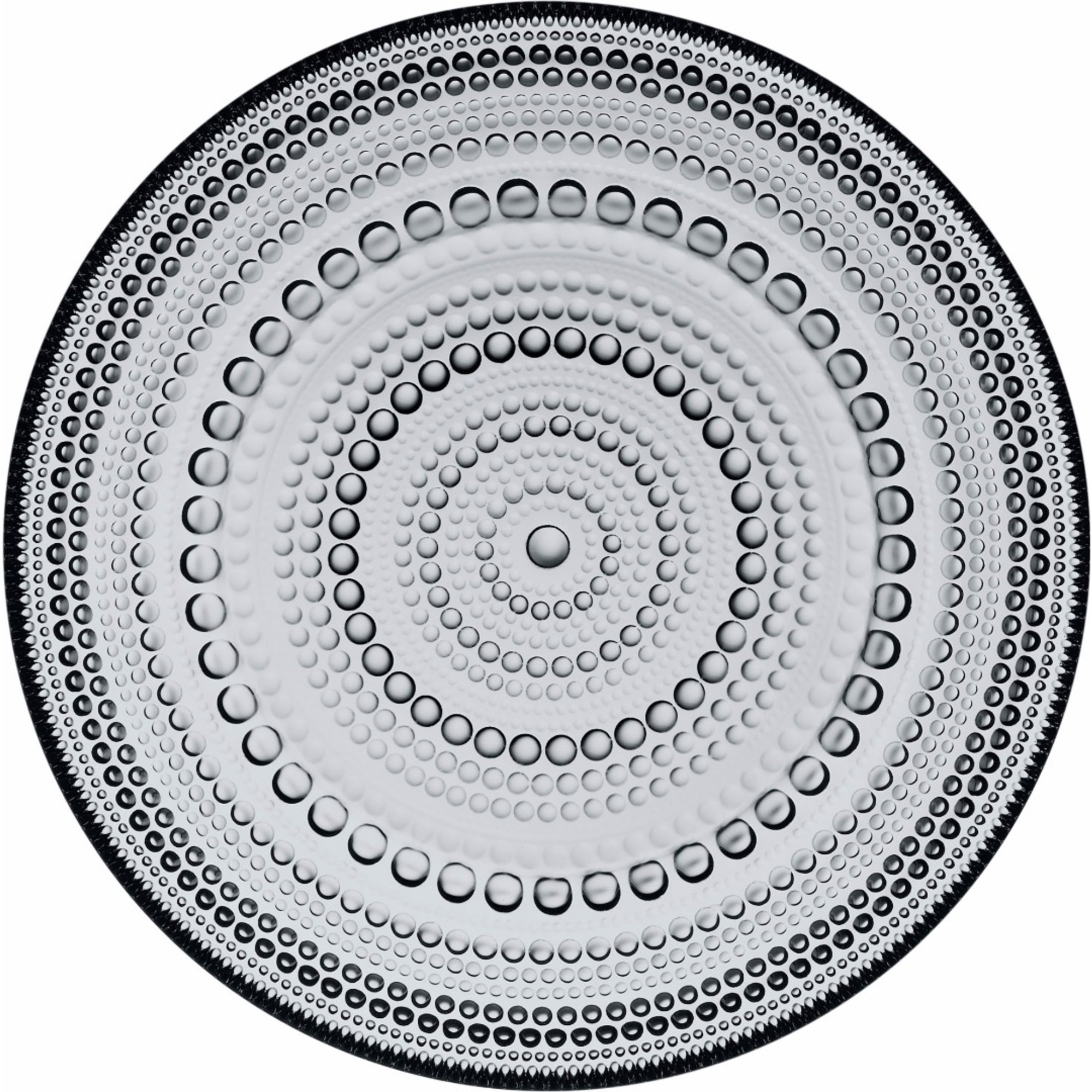 Iittala Kastehelmi tallerken 17 cm. grå