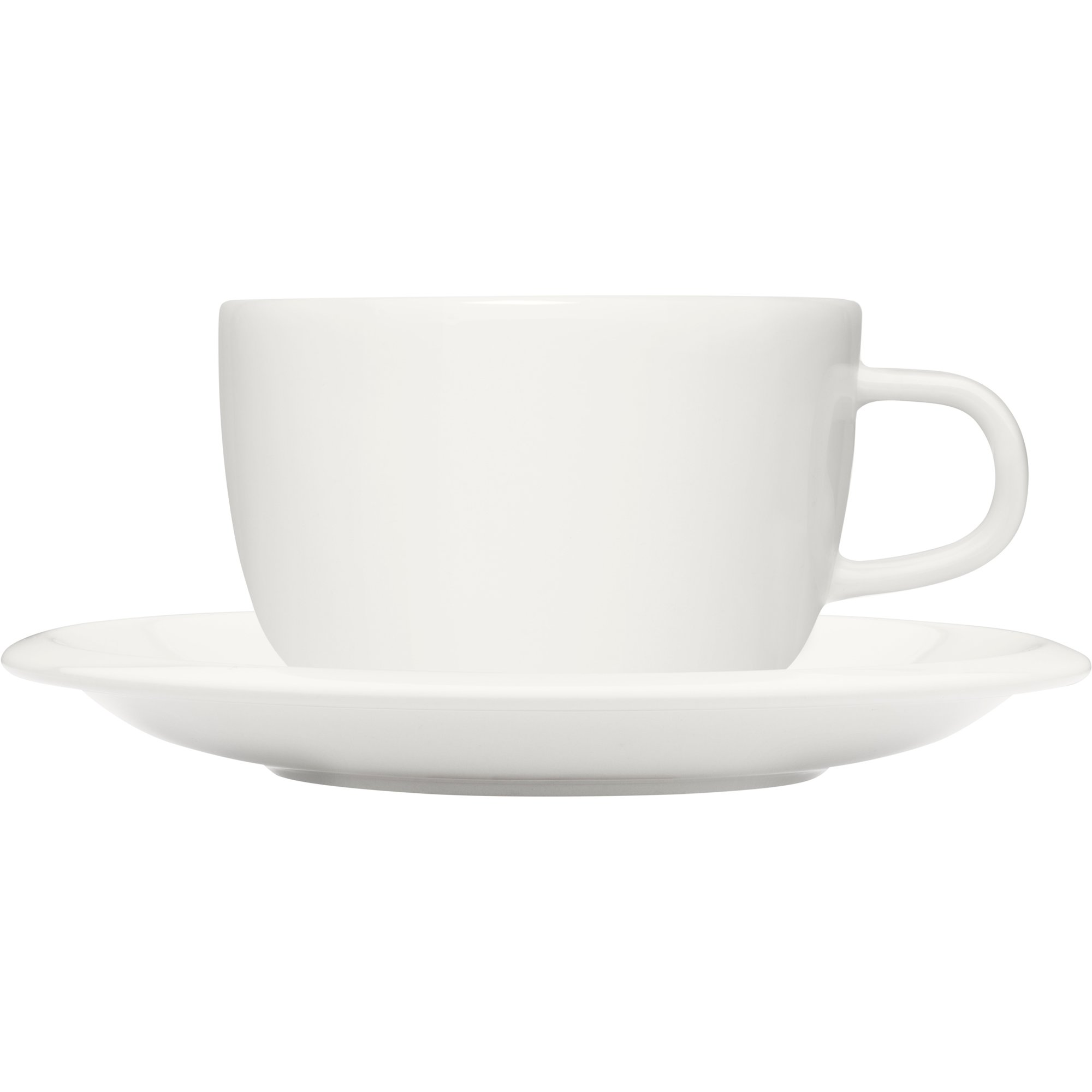 6: Iittala Raami kaffekop med fad, hvid