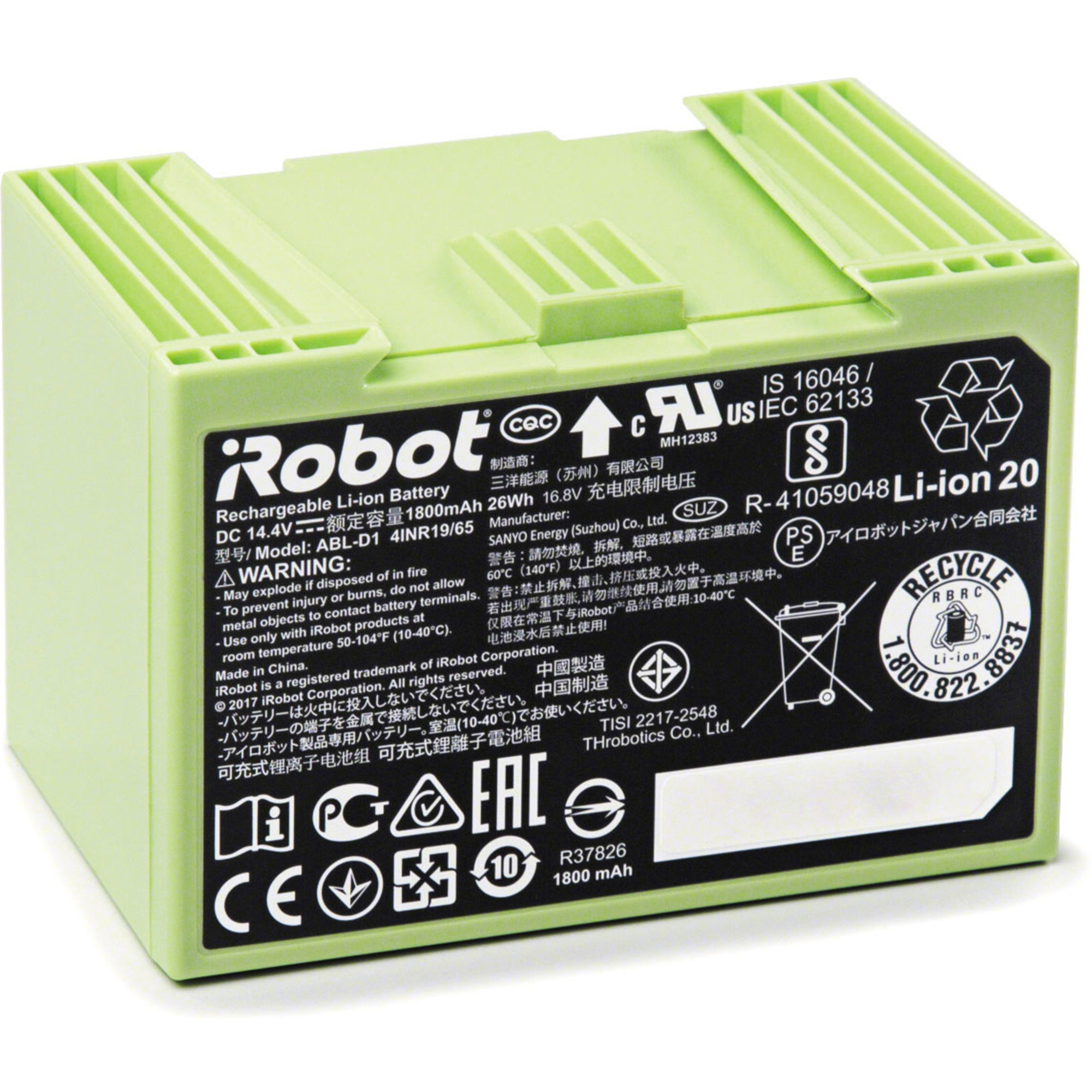 iRobot Roomba litium-batteri till e5 och i7-serierna
