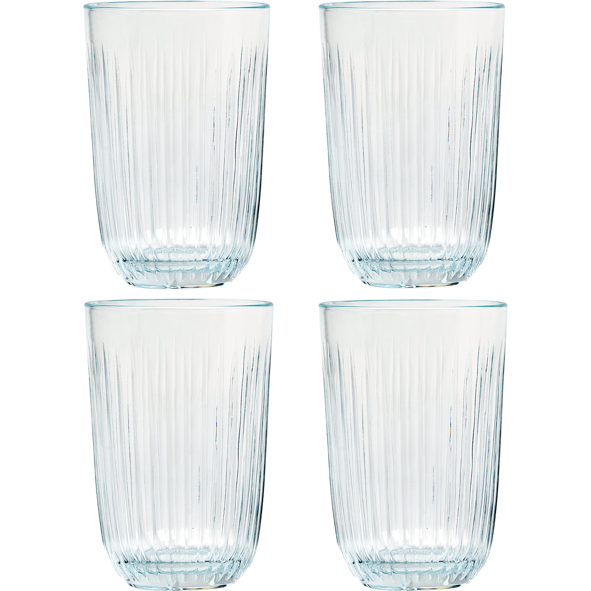 gentage Manager Udflugt Hammershøi vandglas, 37 cl, Ø 8 cm, 4 stk, klar fra Kähler
