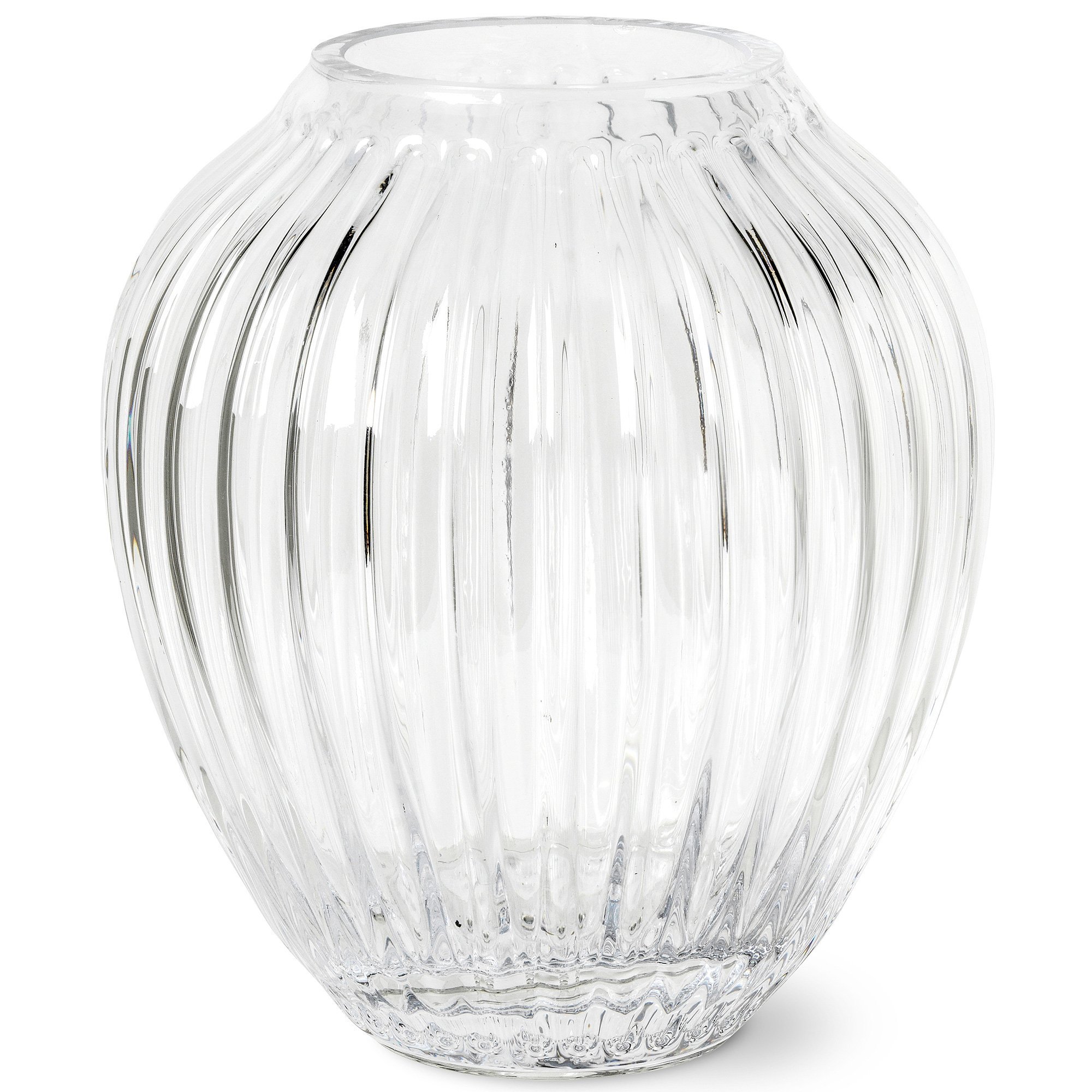Läs mer om Kähler Hammershøi vase 15 cm, klar