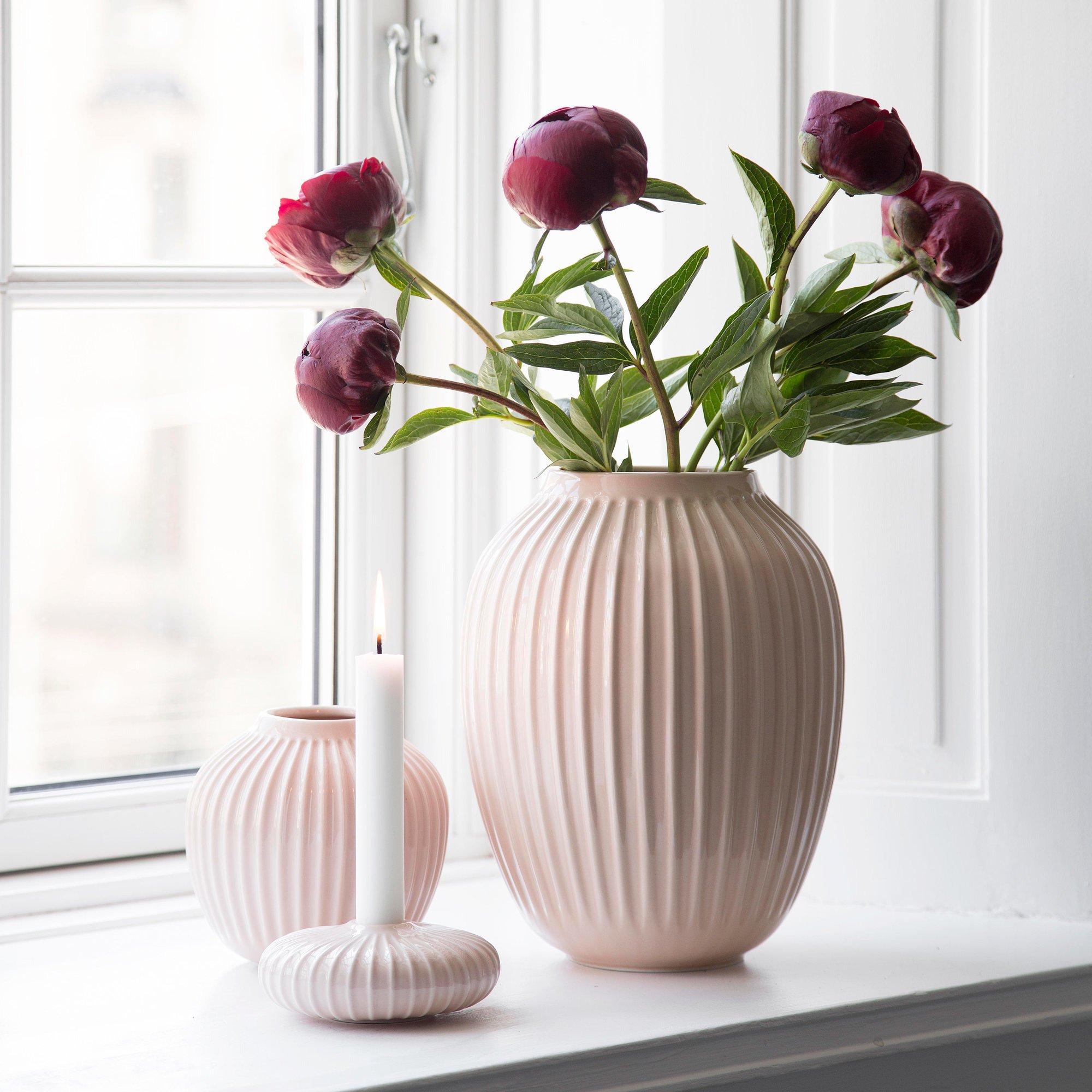 Hammershoi Vase 125 Mm Rosa Fra Kahler Rask Levering