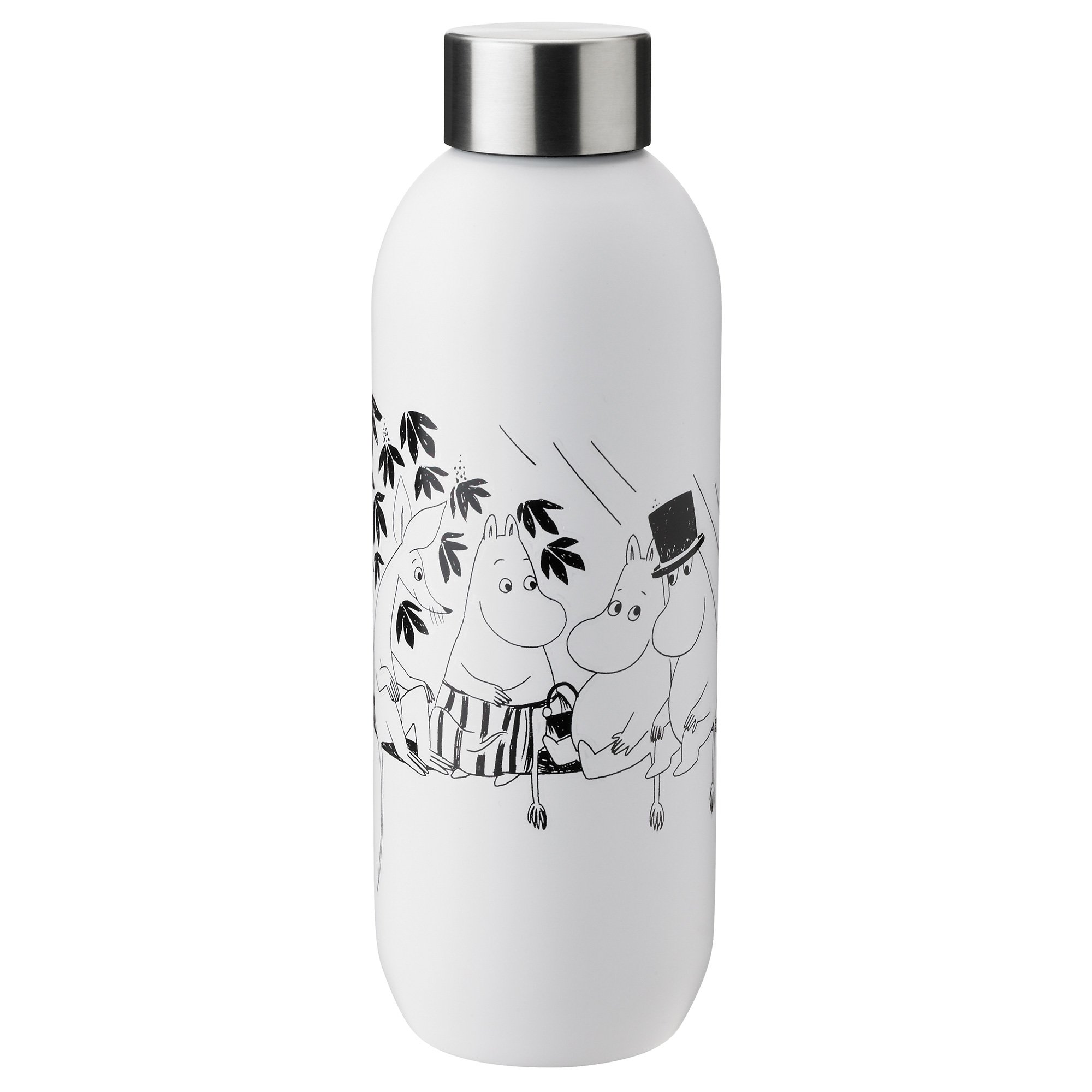 Stelton Keep Cool Mumi Drikkeflaske 0,75 L, soft white