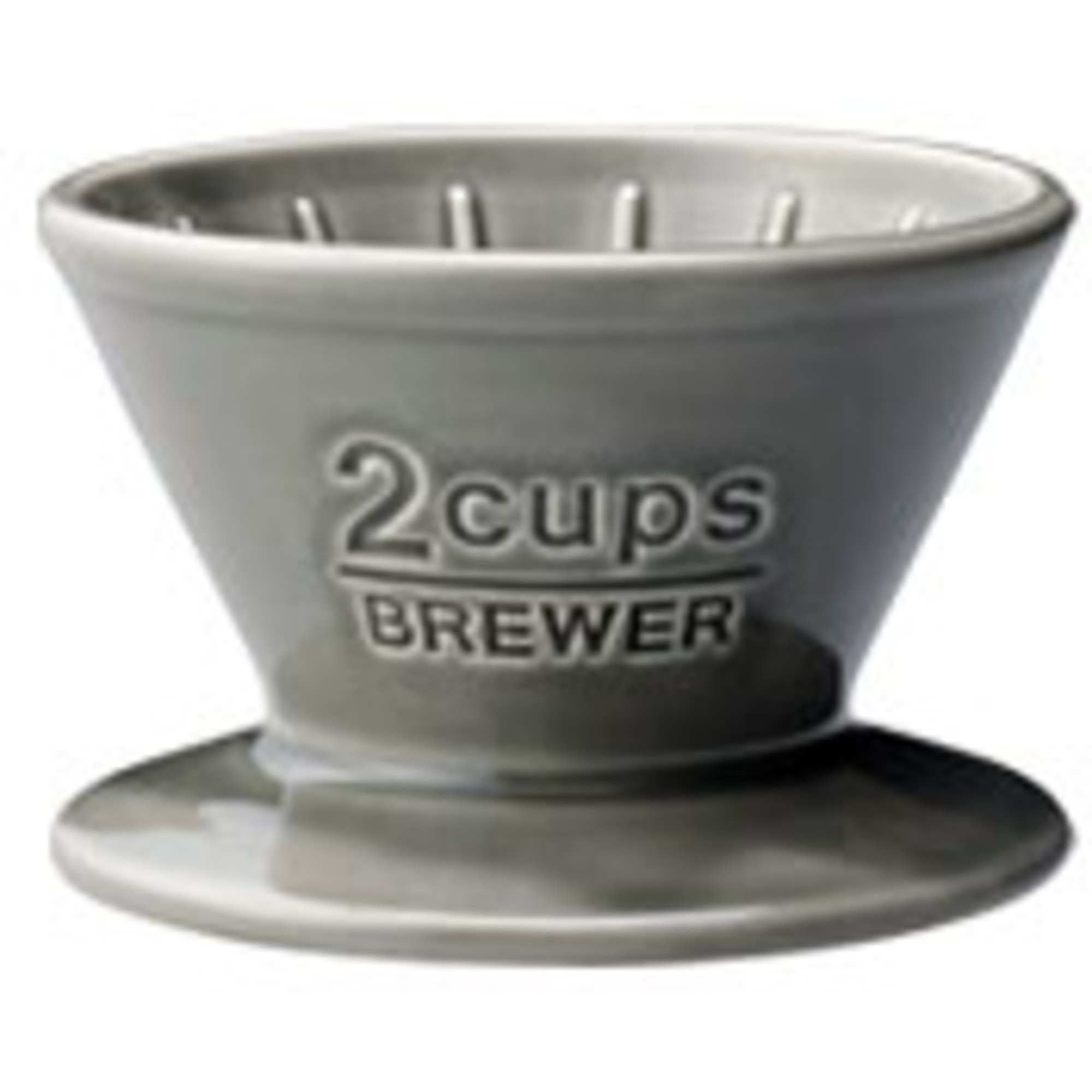 Kinto SCS-02-BR brewer 2 cups gray