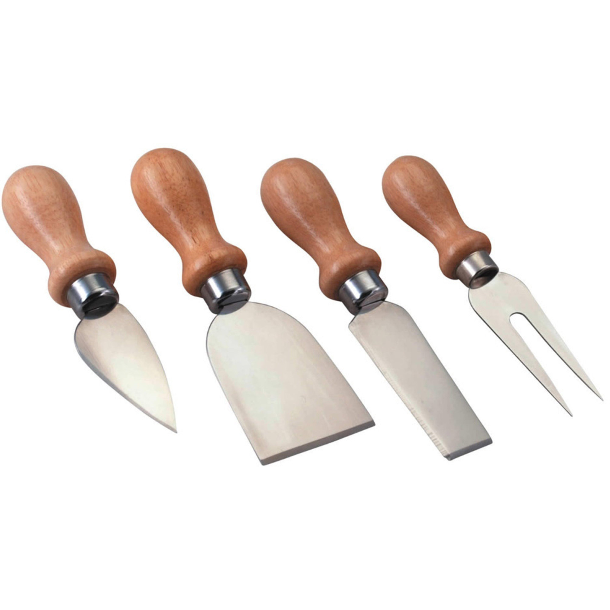 Kitchen Craft Ostknivset 4 delar trähandtag