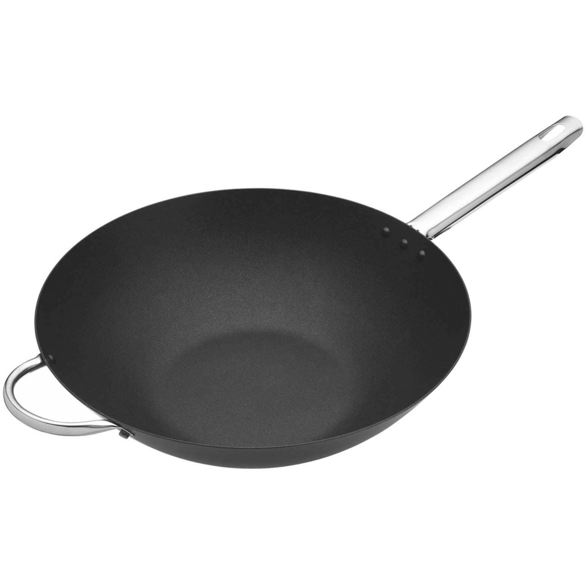 Läs mer om Kitchen Craft Professionell wok kolstål 35,5 cm Non-stick